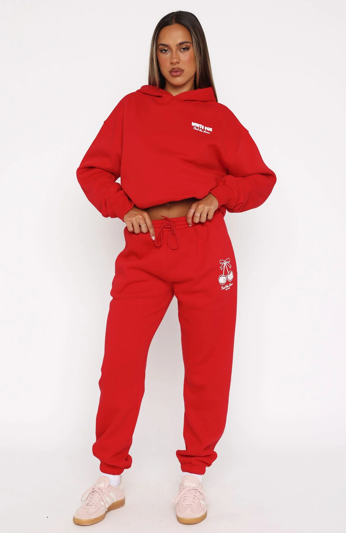 Love Of My Life Sweatpants Red - Image 2