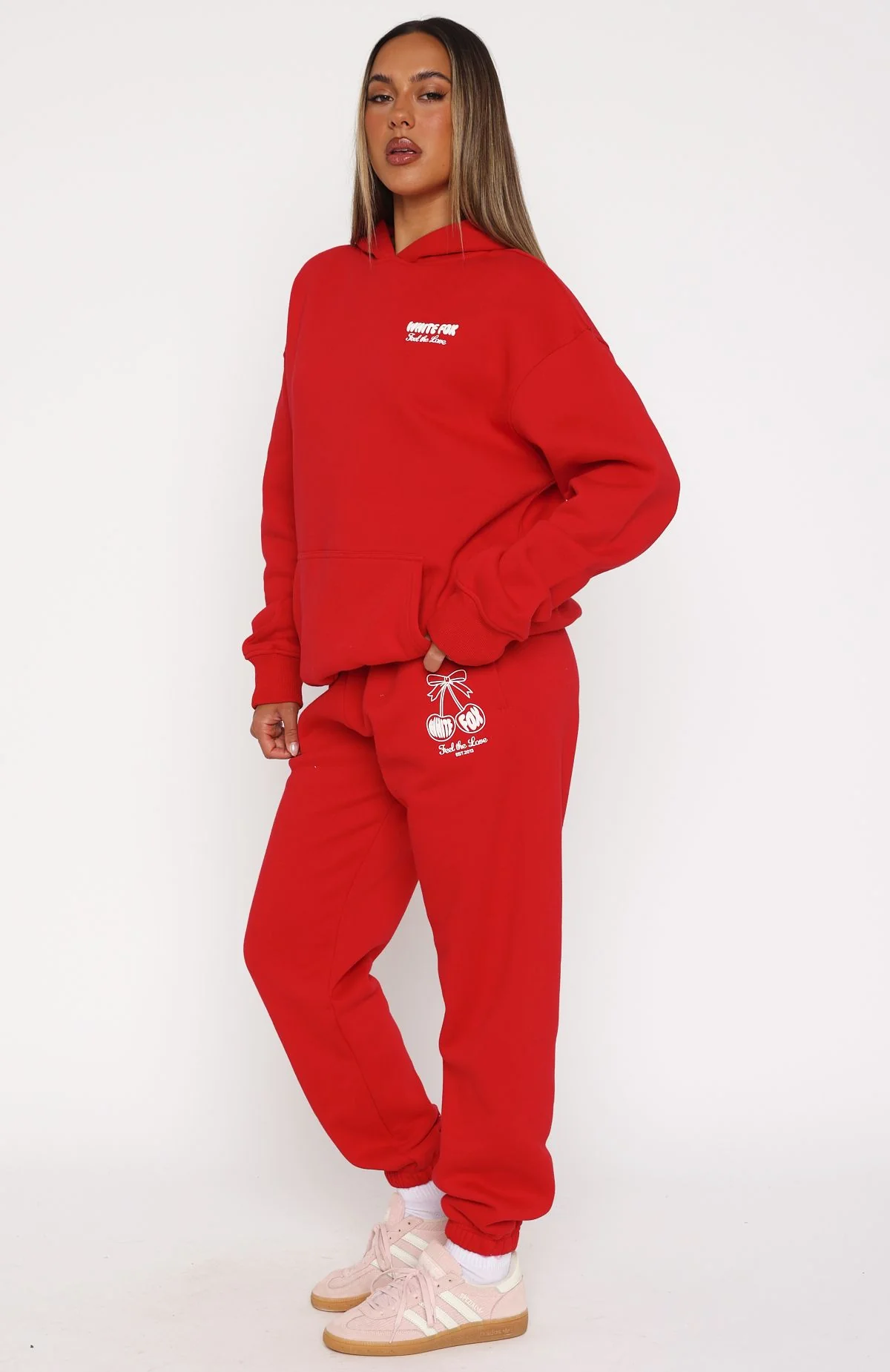 Love Of My Life Sweatpants Red - Image 3