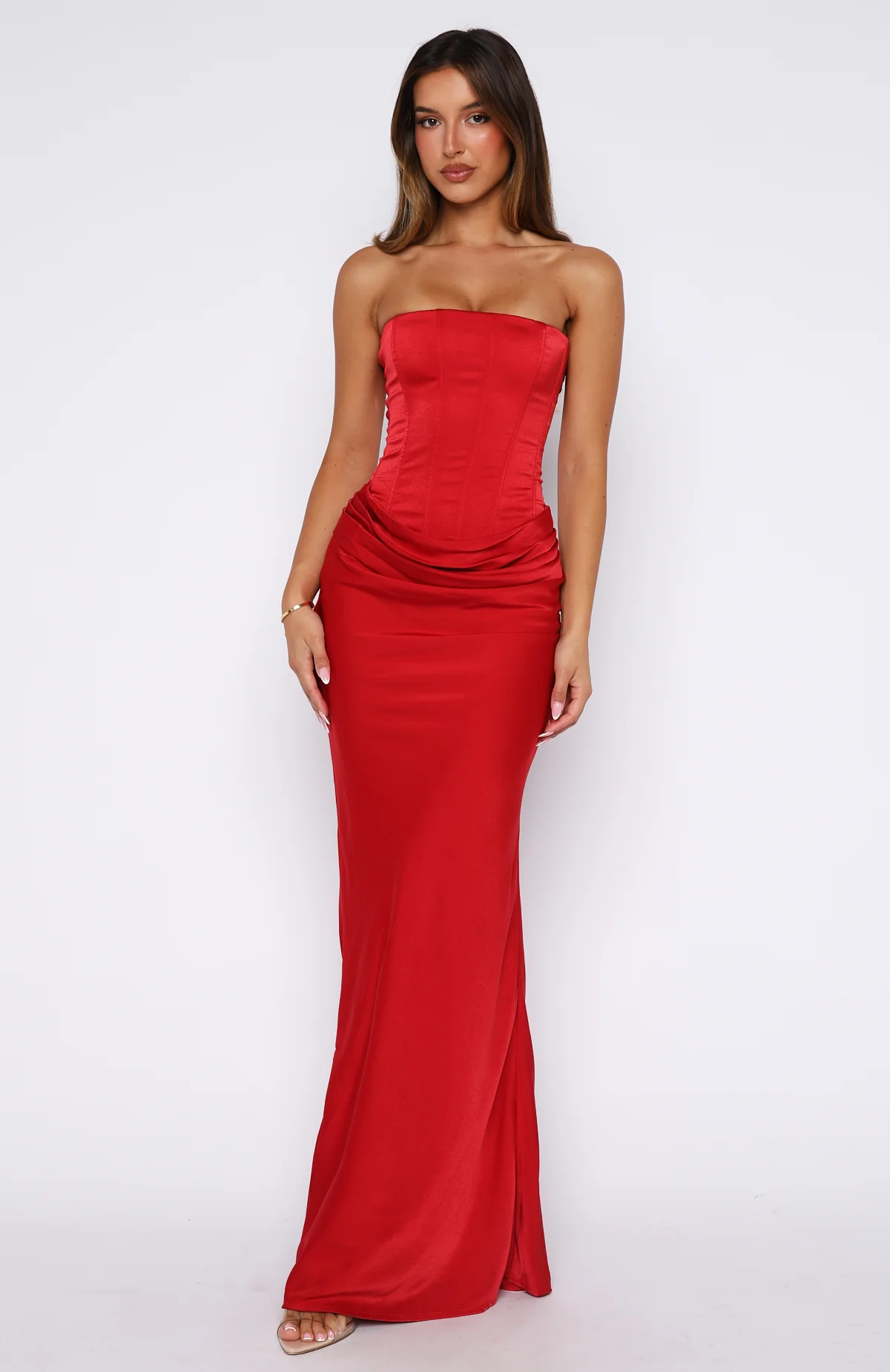 Love This Feeling Maxi Dress Red - Image 3