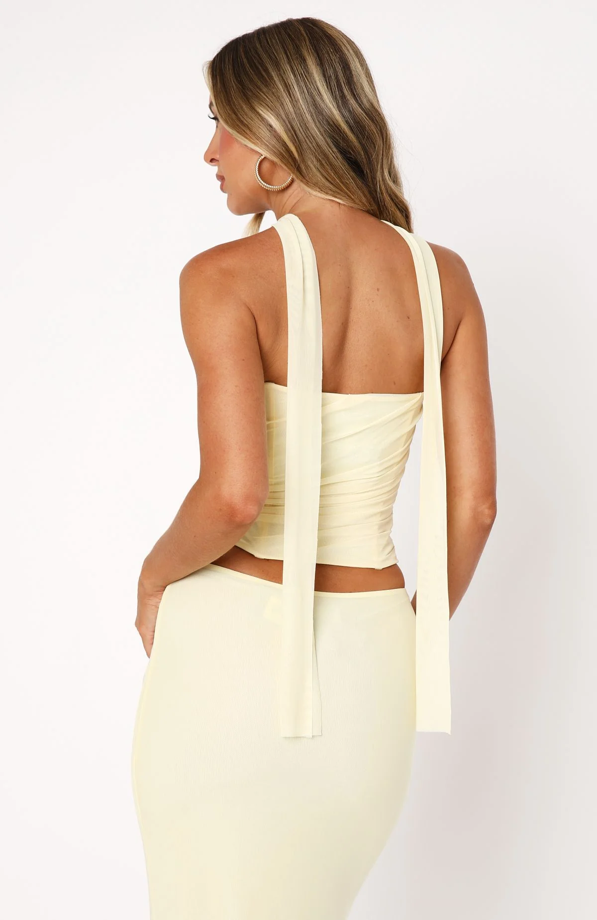 Lovers Lane Strapless Bustier Lemon - Image 4
