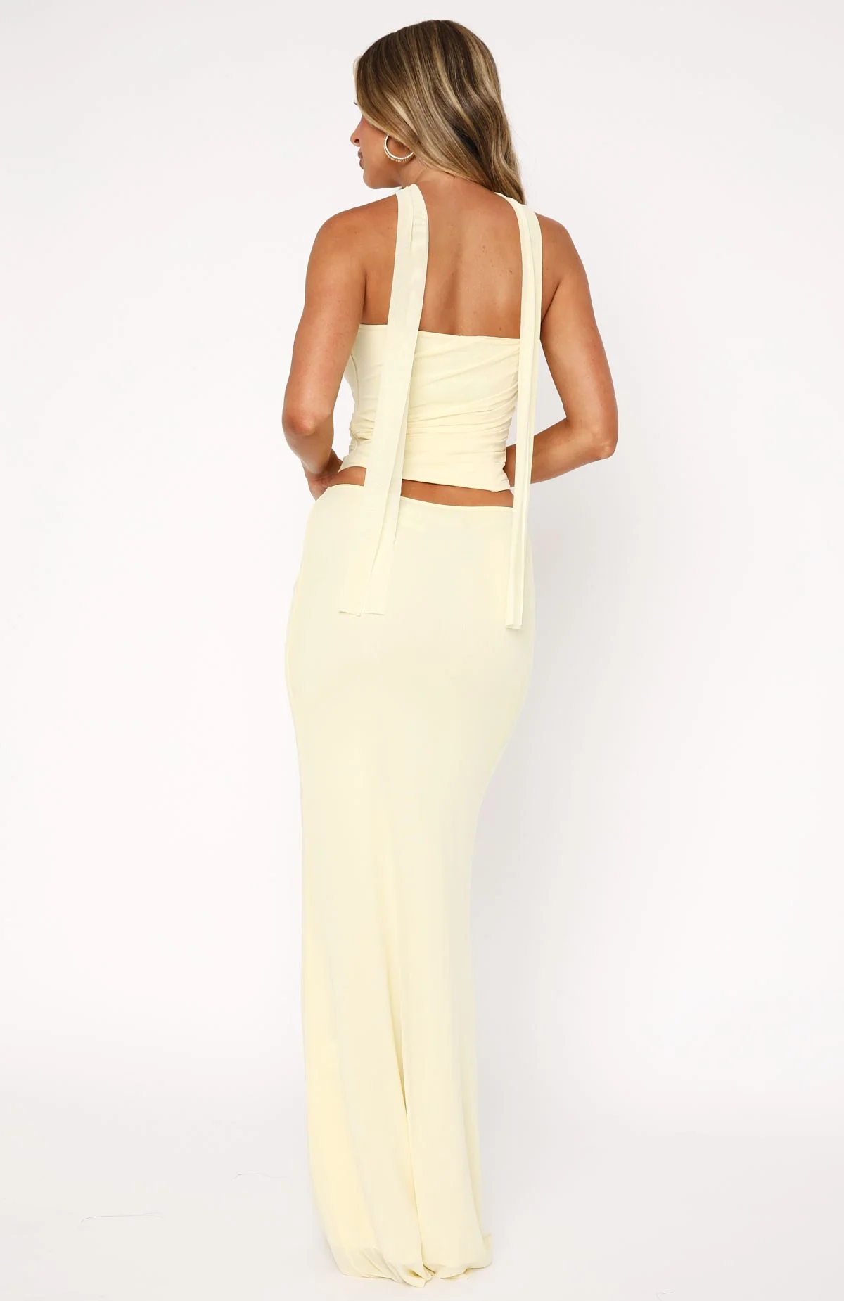 Loving You Maxi Skirt Lemon - Image 4