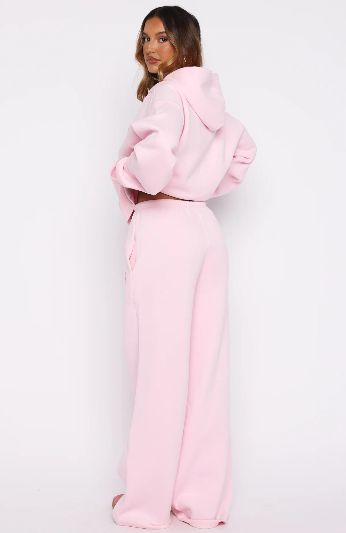 Lucky Ones Wide Leg Sweatpants Pink - Image 4