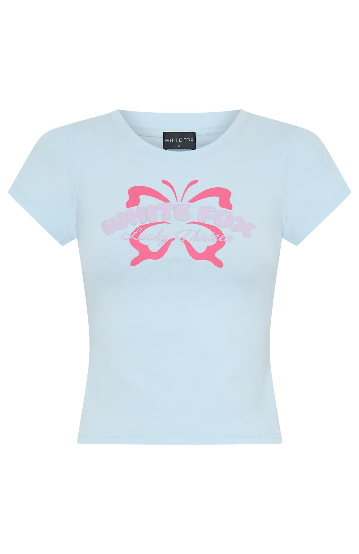 Lucky Thirteen Audrina Baby Tee Blue - Image 5