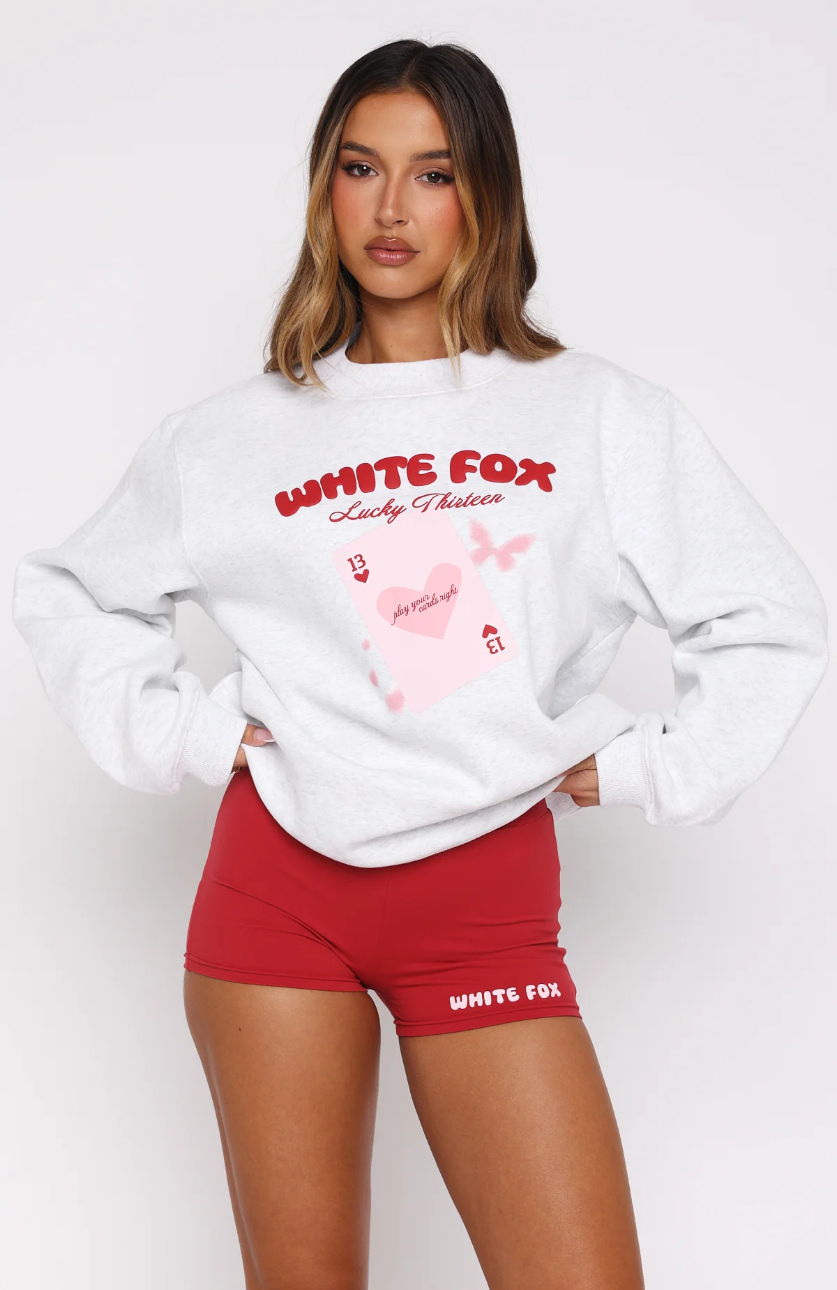 Lucky Thirteen Charise Booty Shorts Red - Image 2