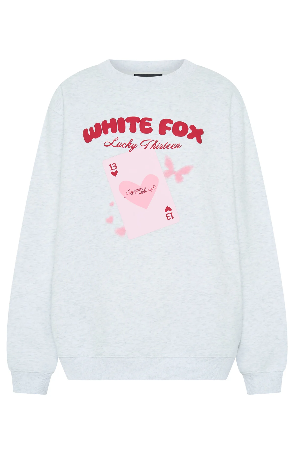 Lucky Thirteen Kalena Oversized Sweater Grey Marle - Image 5