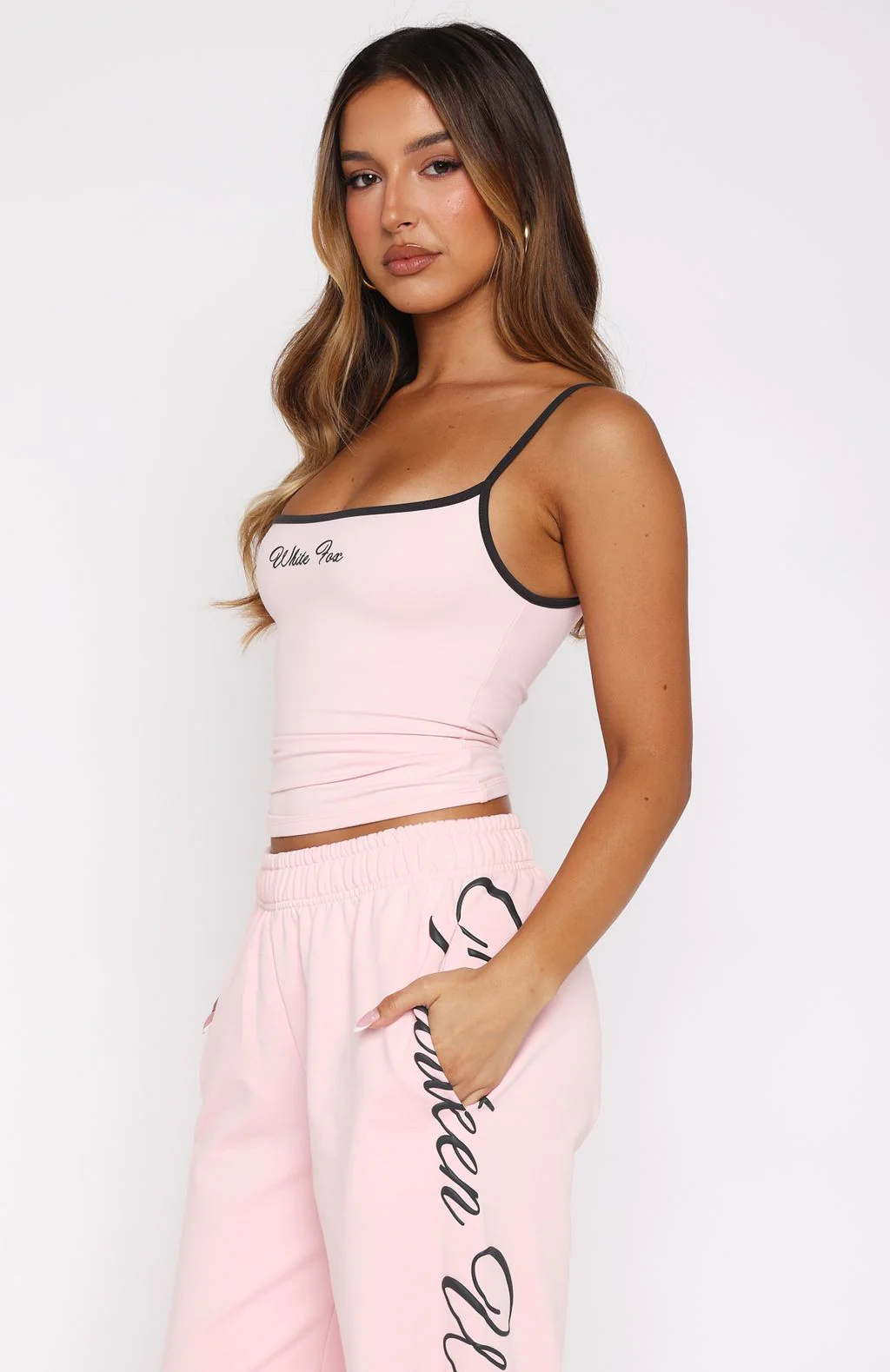 Lucky Thirteen Shaya Singlet Soft Pink - Image 3