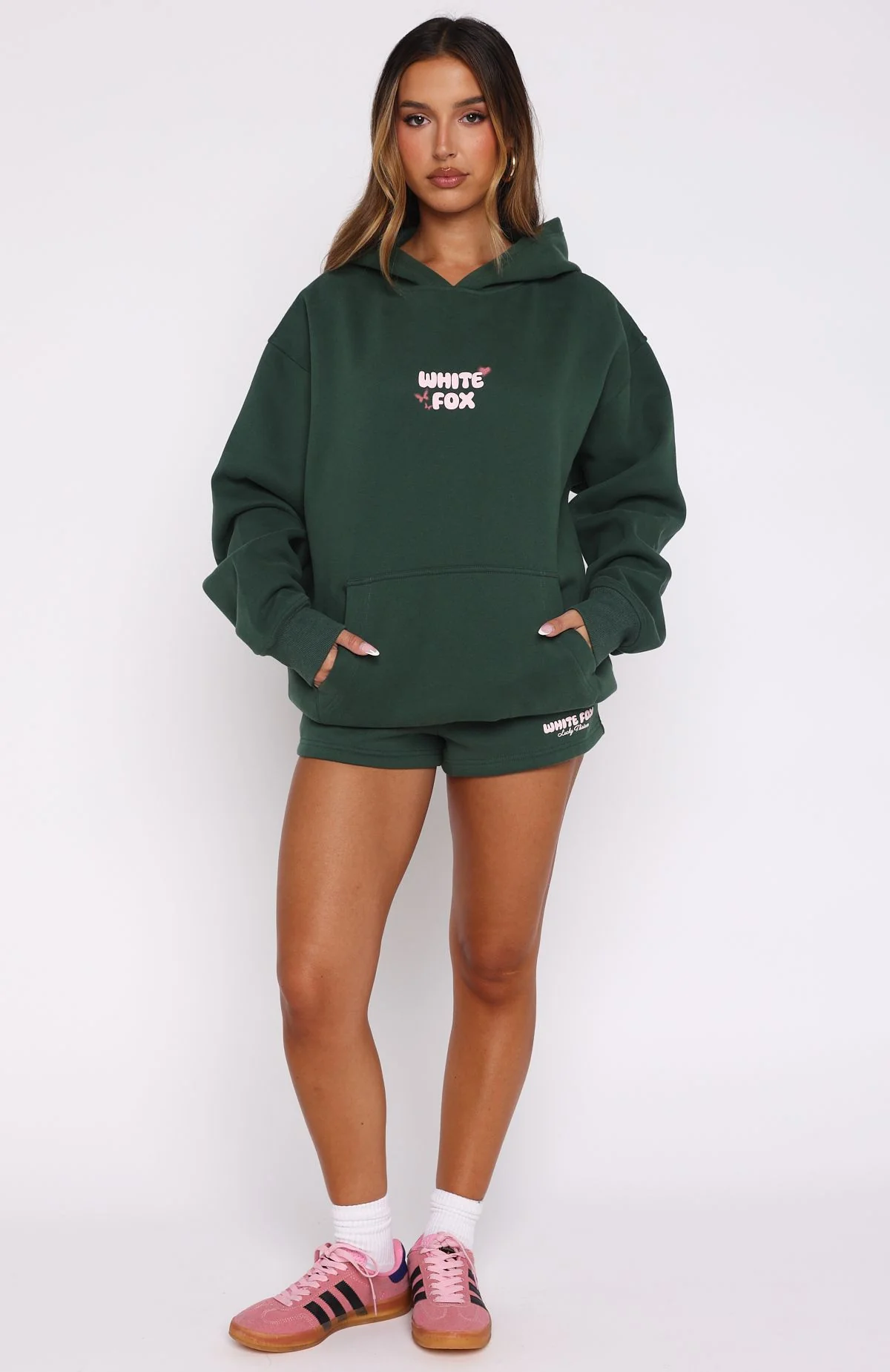 Lucky Thirteen Stephanie Lounge Shorts Green - Image 5