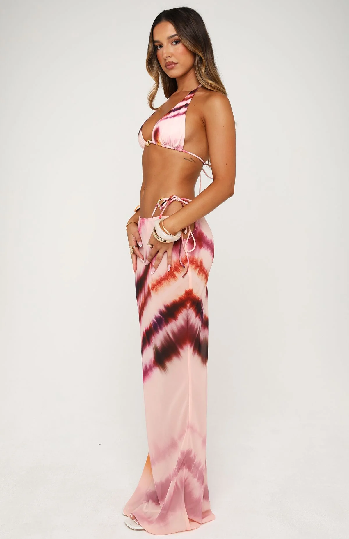 Luminous Maxi Skirt Blurred Motion - Image 4