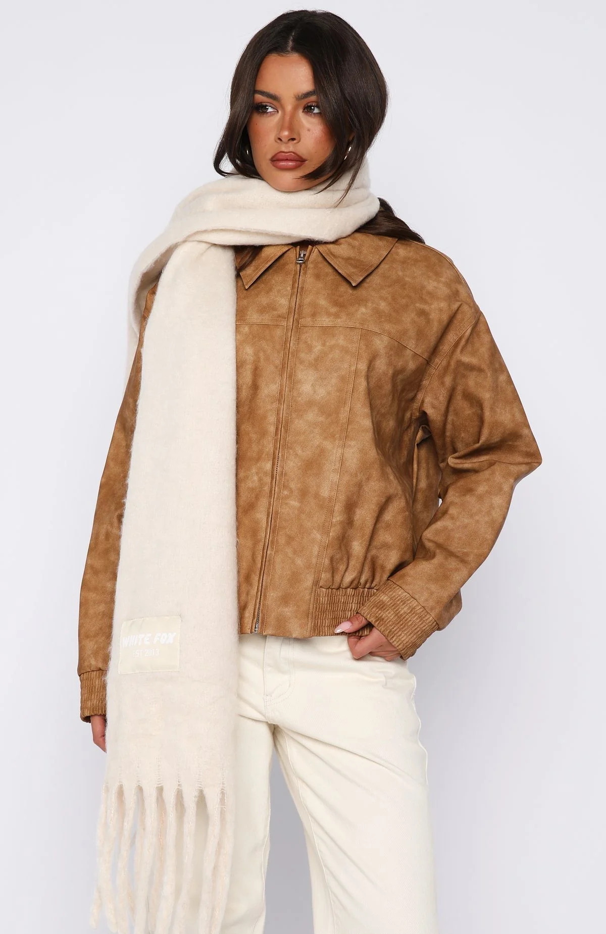 Luna Scarf Oat - Image 2