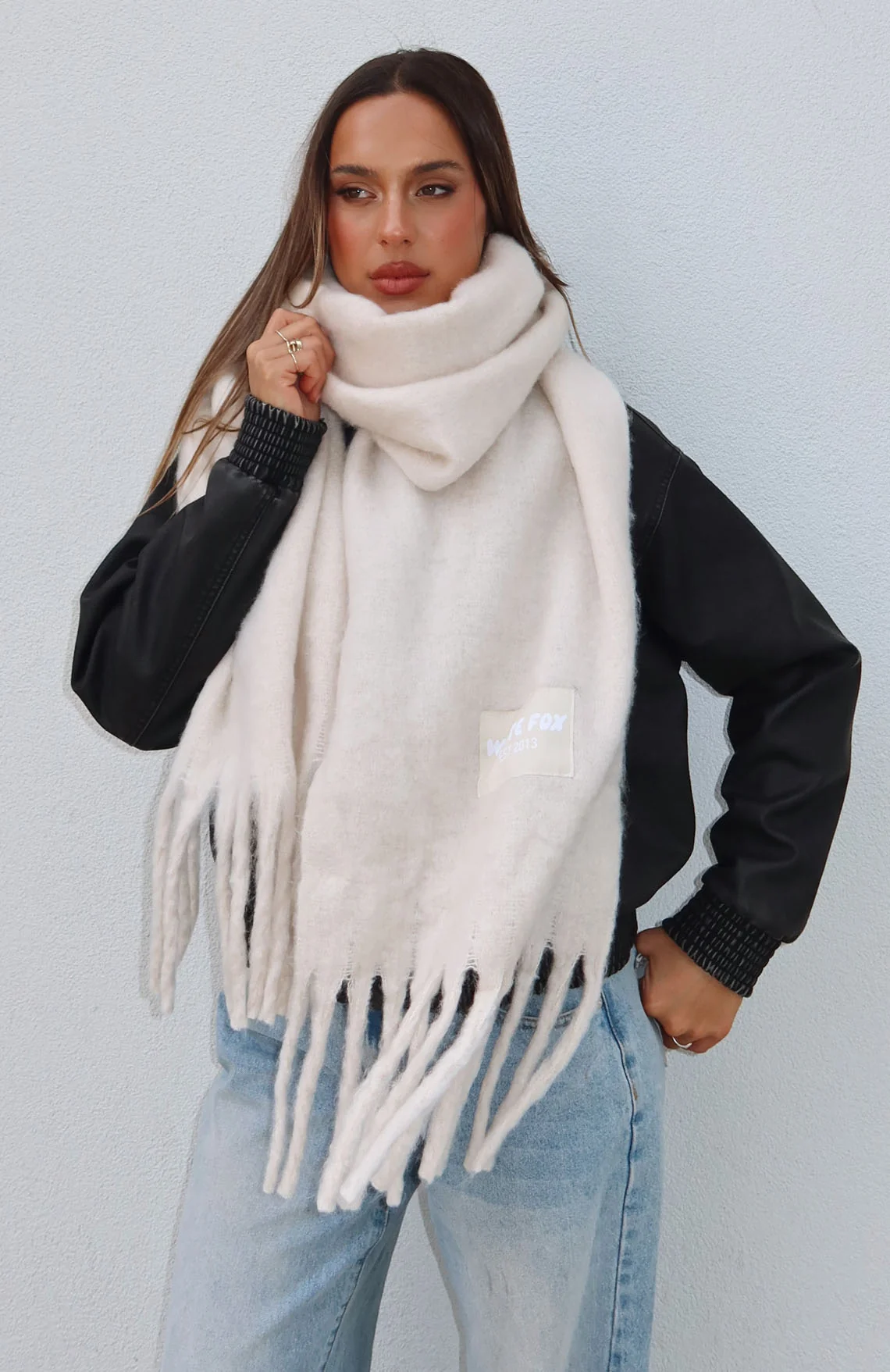 Luna Scarf Oat - Image 3