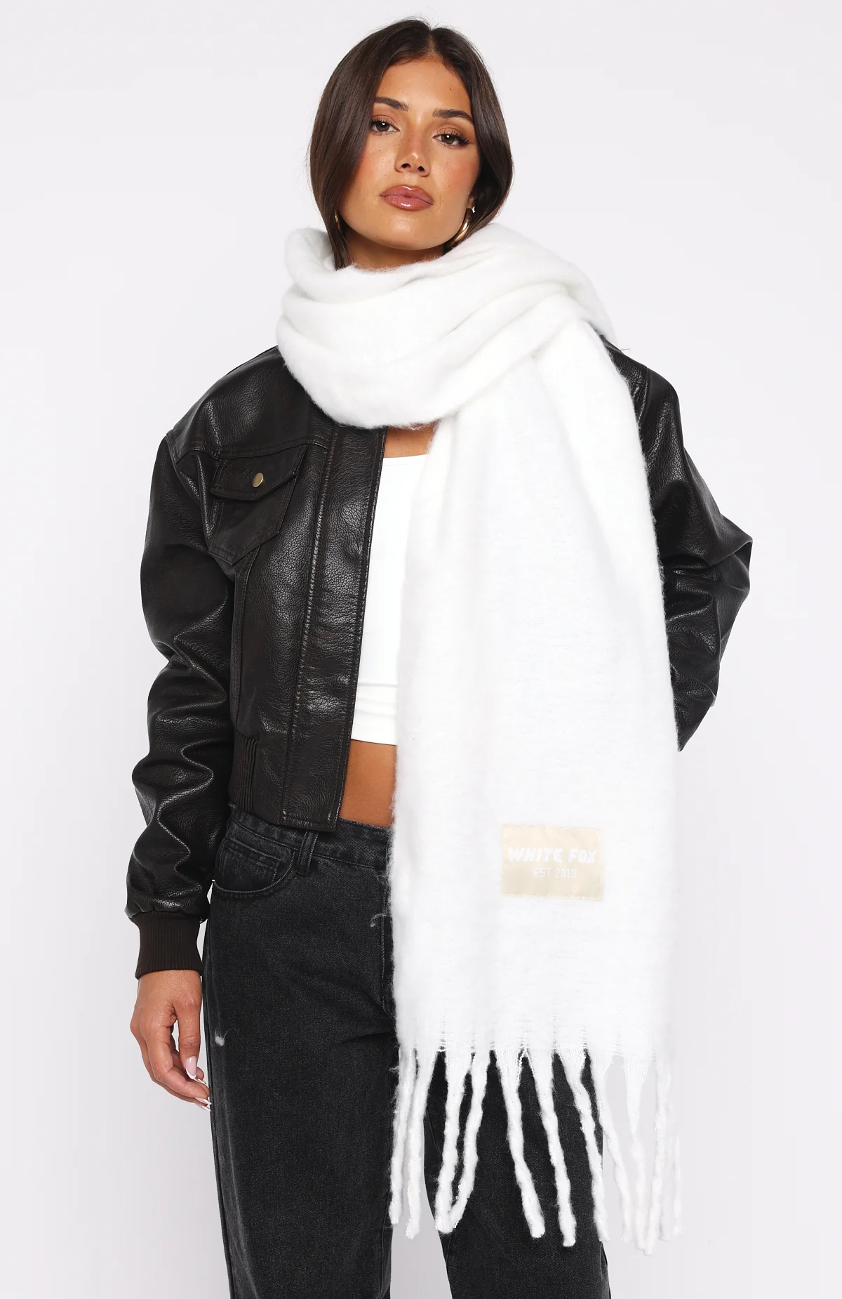 Luna Scarf White - Image 2