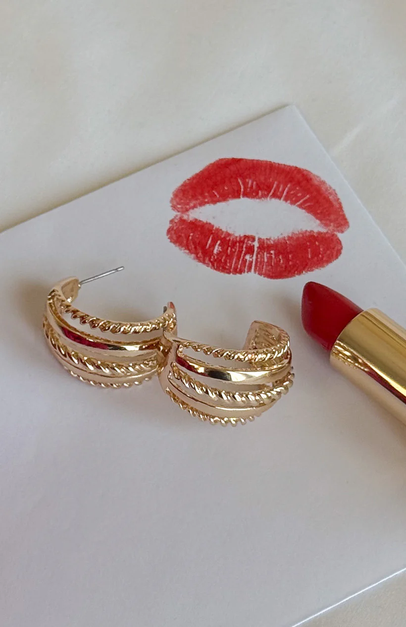 Lune Earrings Gold - Image 4