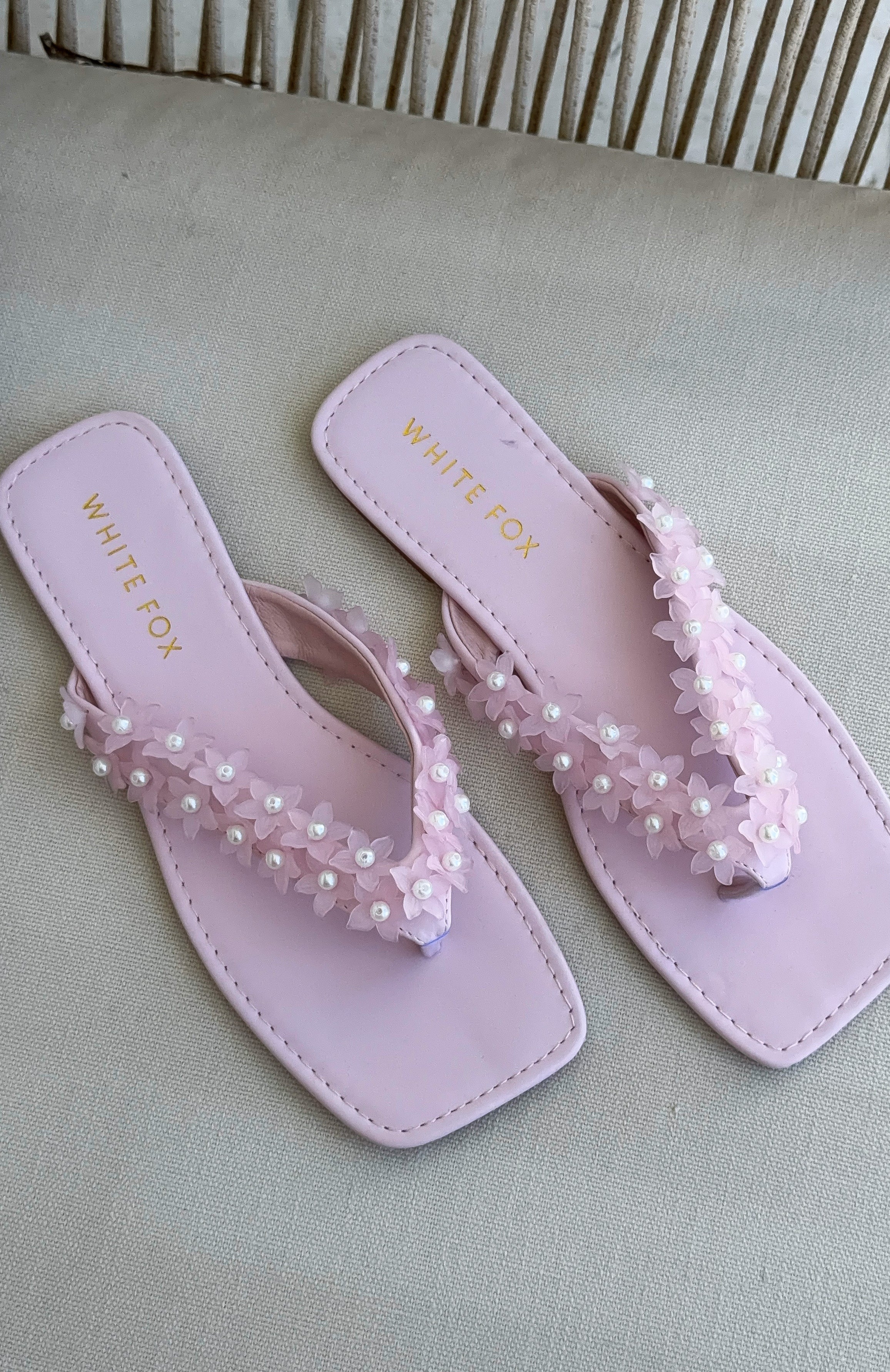 Lyle Thong Sandals Baby Pink - Image 4