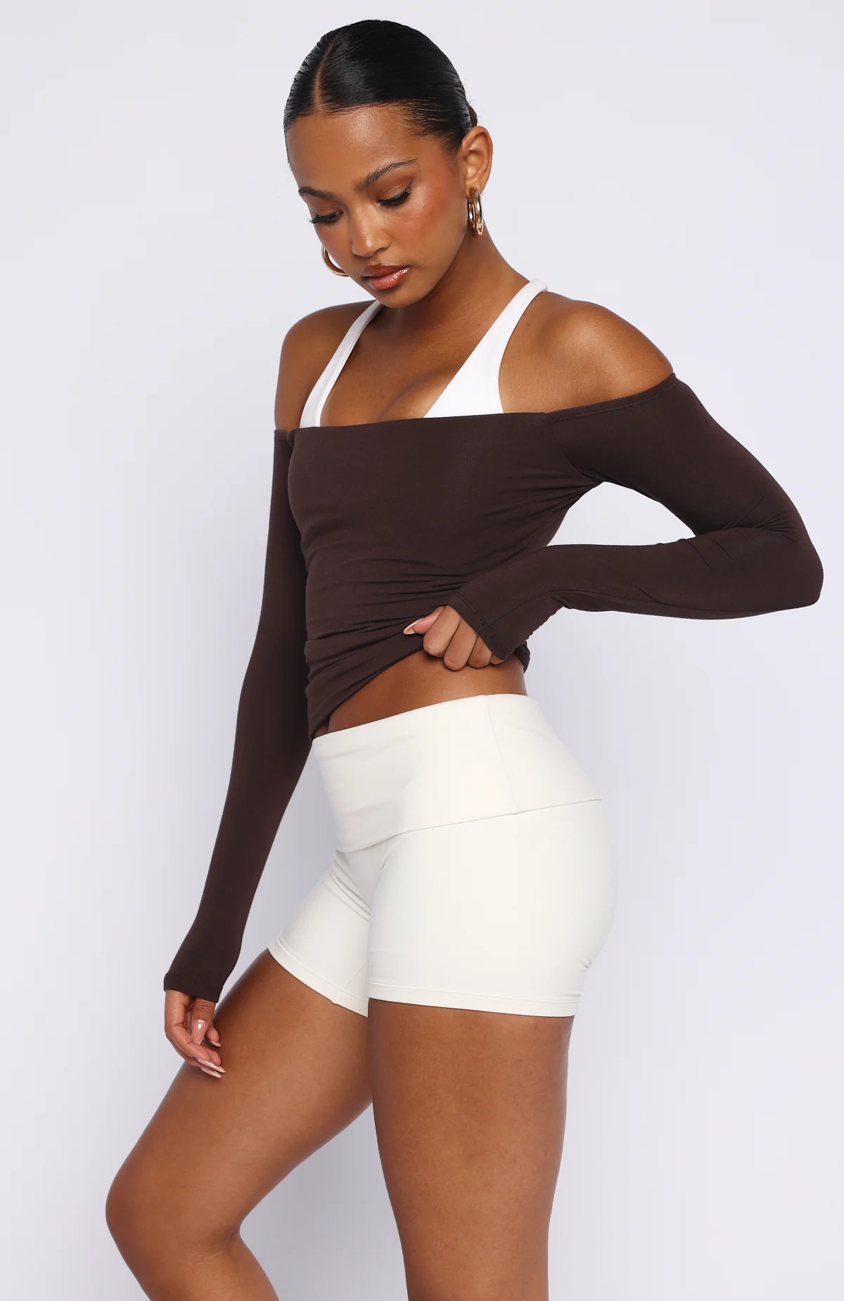 Mad For You Long Sleeve Top Dark Chocolate - Image 3