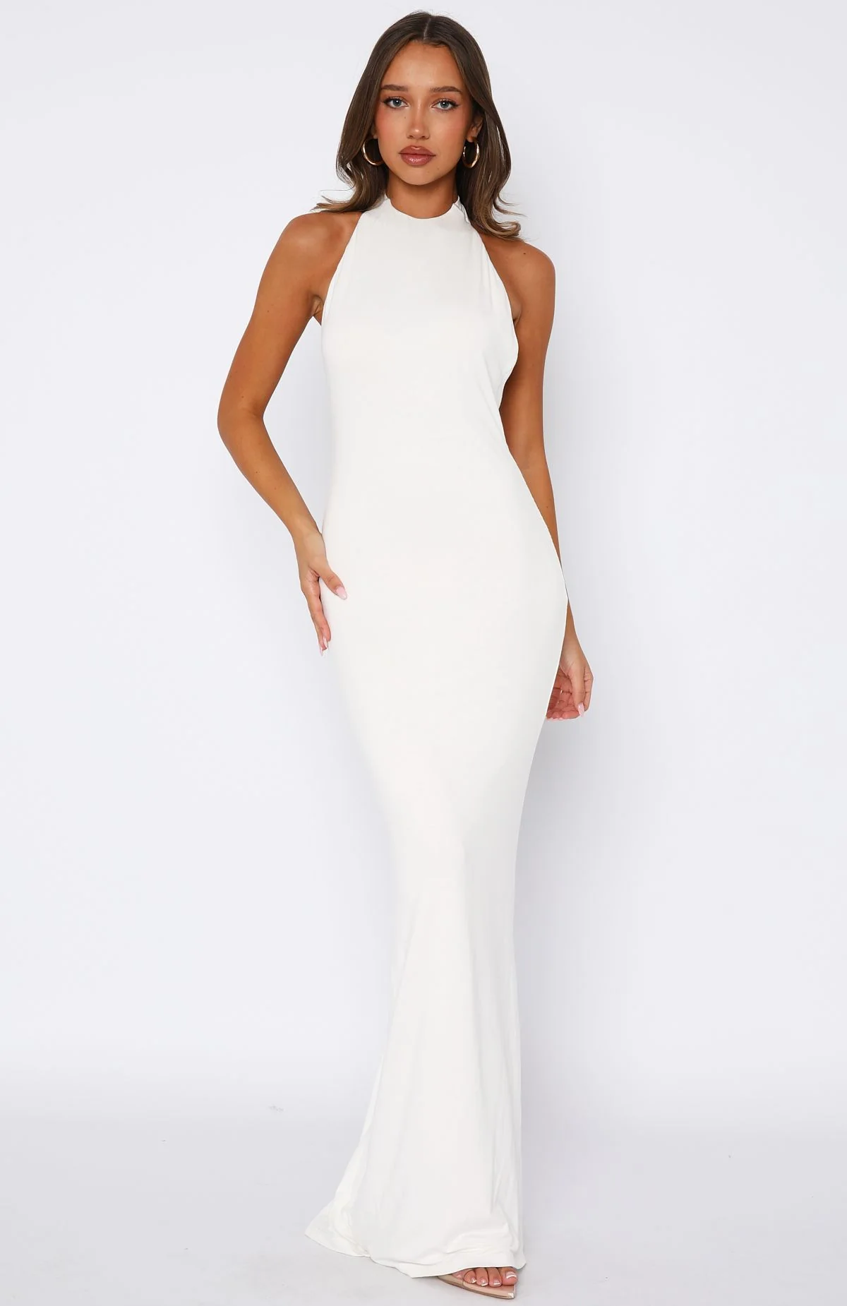 Made For You Maxi Dress White - Image 4