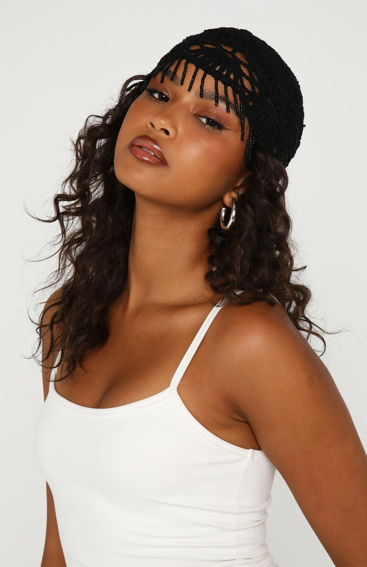 Maja Crochet Hat Black - Image 2