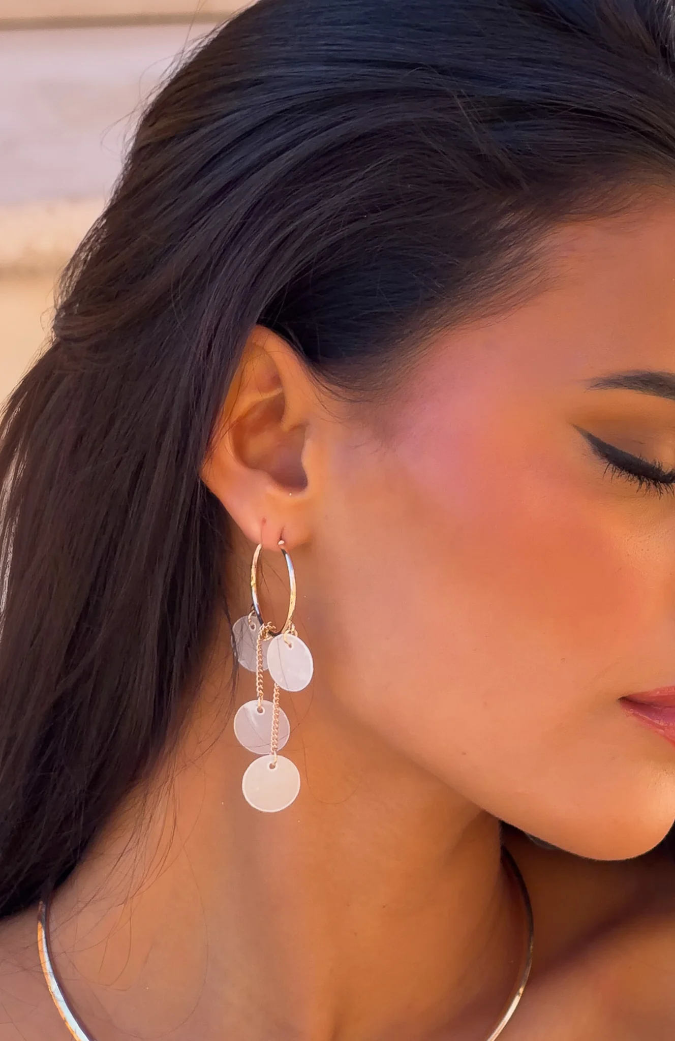 Makaio Earrings Gold - Image 5