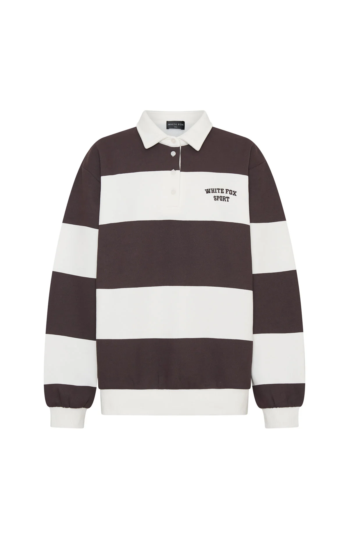 Make It Known Oversized Henley Sweater Dark Chocolate - Image 7