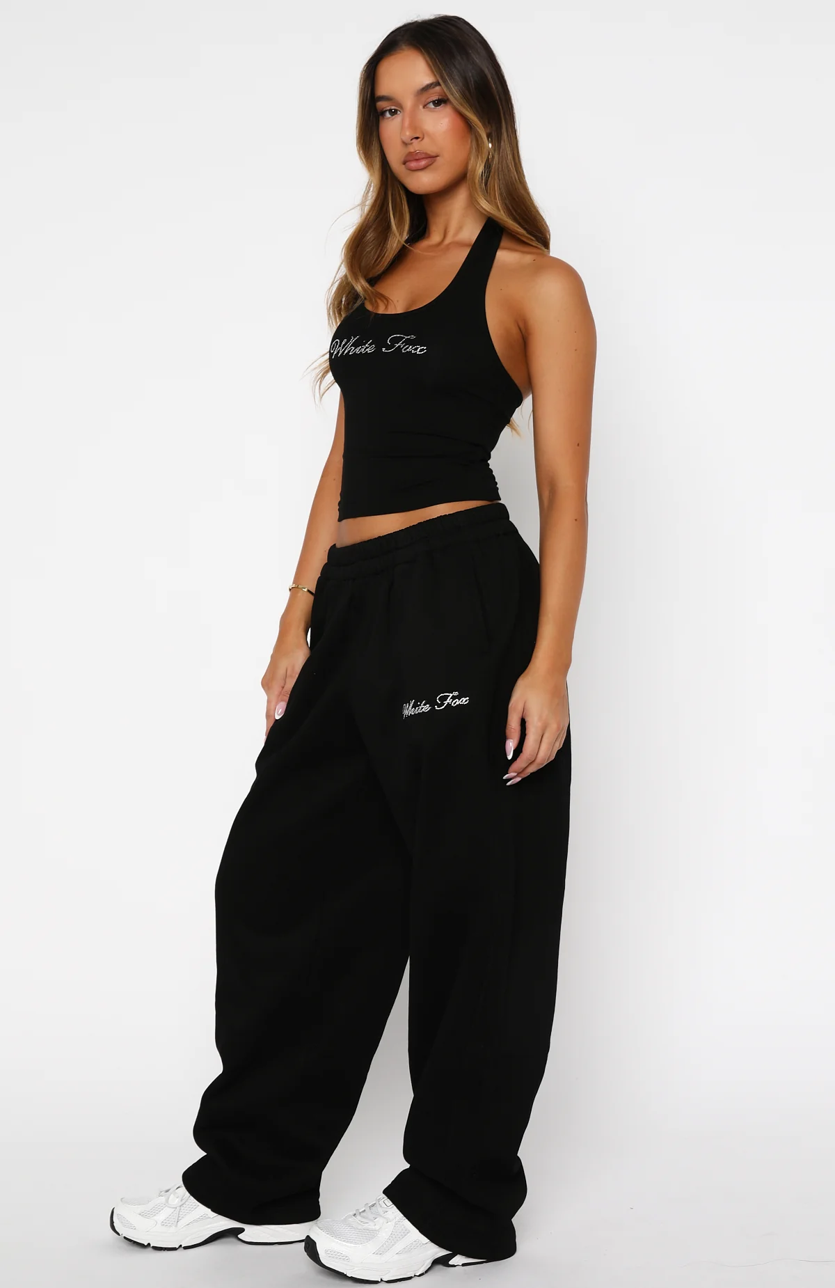 Make It Or Break It Barrel Leg Sweatpants Black - Image 3