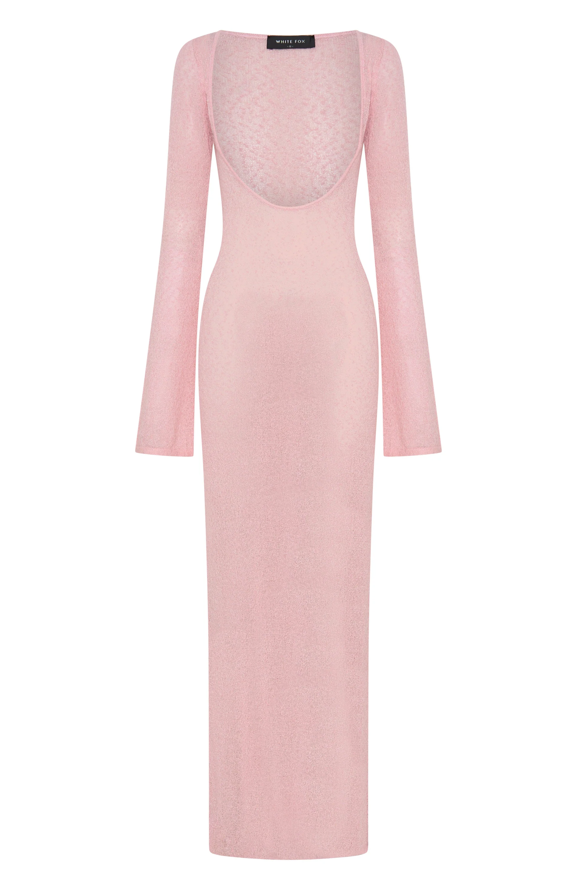 Malta Mermaids Long Sleeve Maxi Dress Blush Pink - Image 5