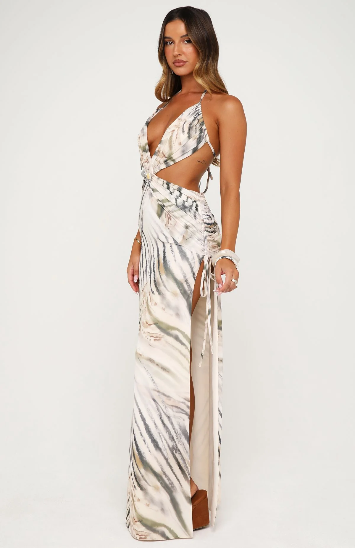 Mariposa Maxi Dress Stonewash - Image 4