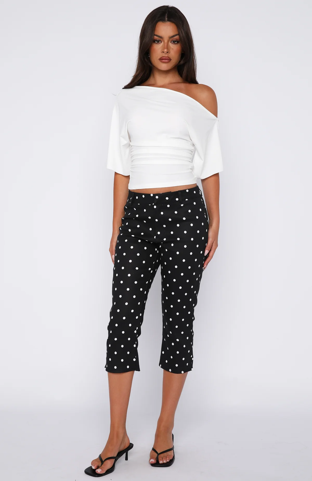 Marrakech Moments Cinched Waist Top White - Image 6