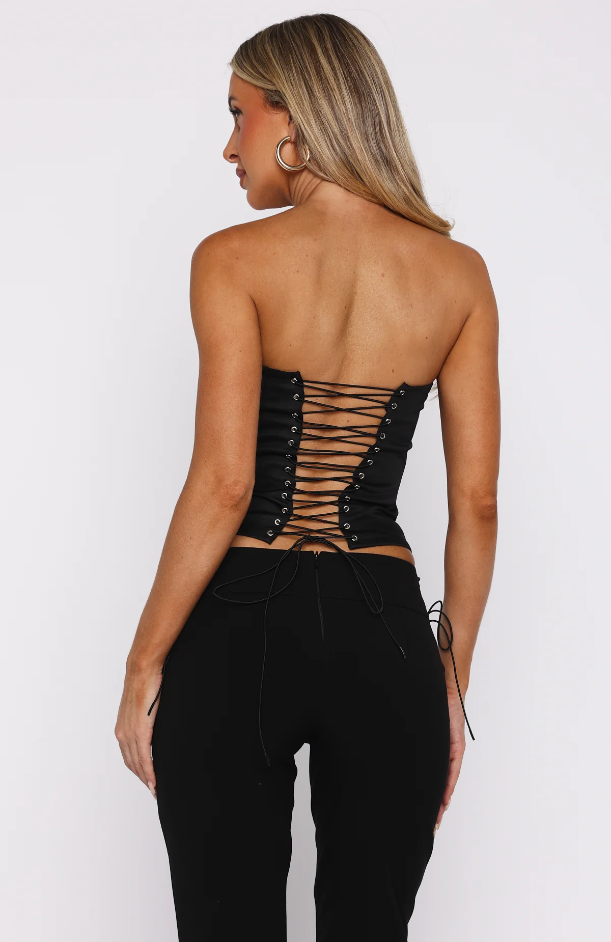 Martini Hour Strapless Bustier Black - Image 5