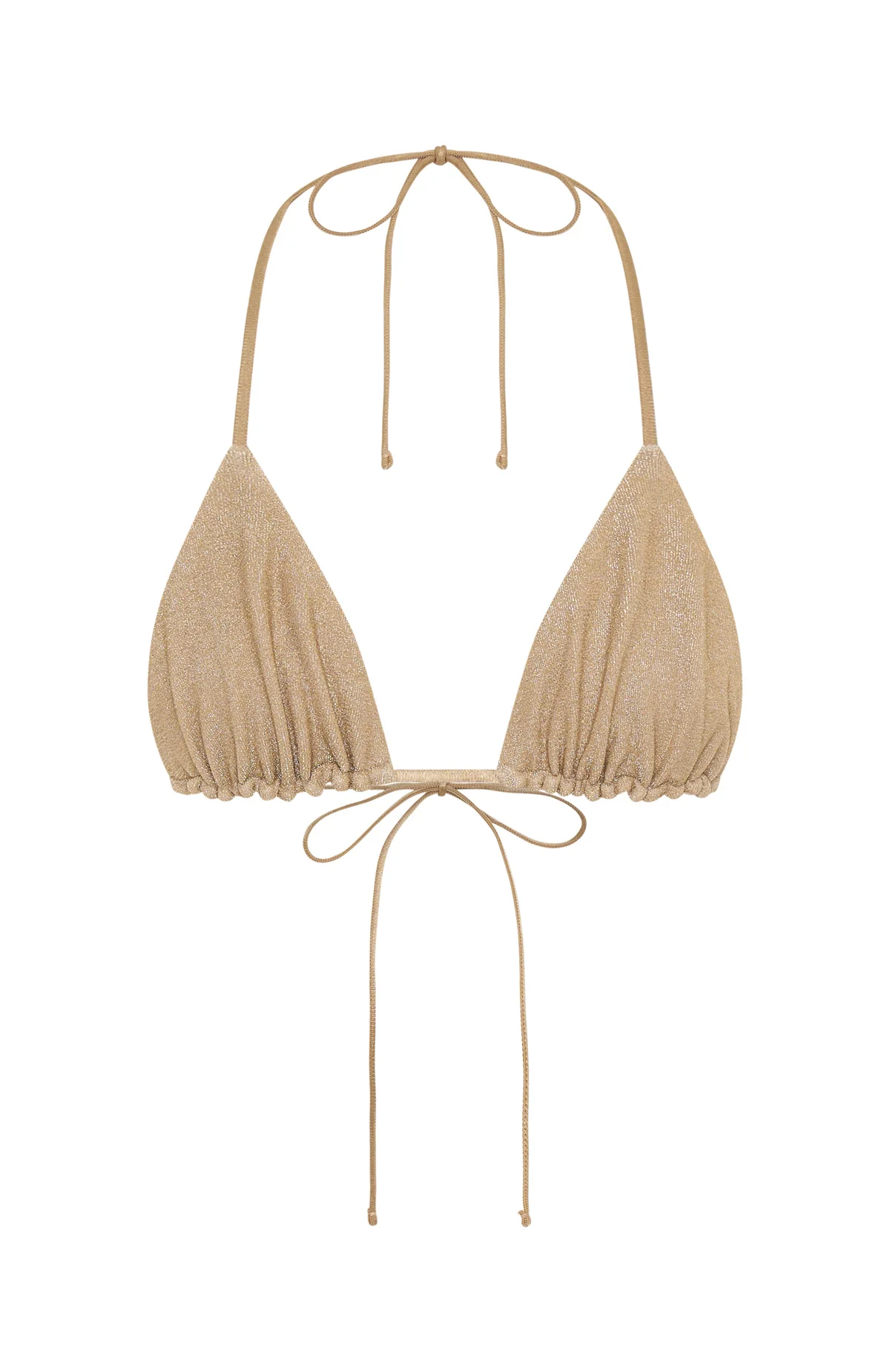 Matera Bikini Top Gold Shimmer - Image 7