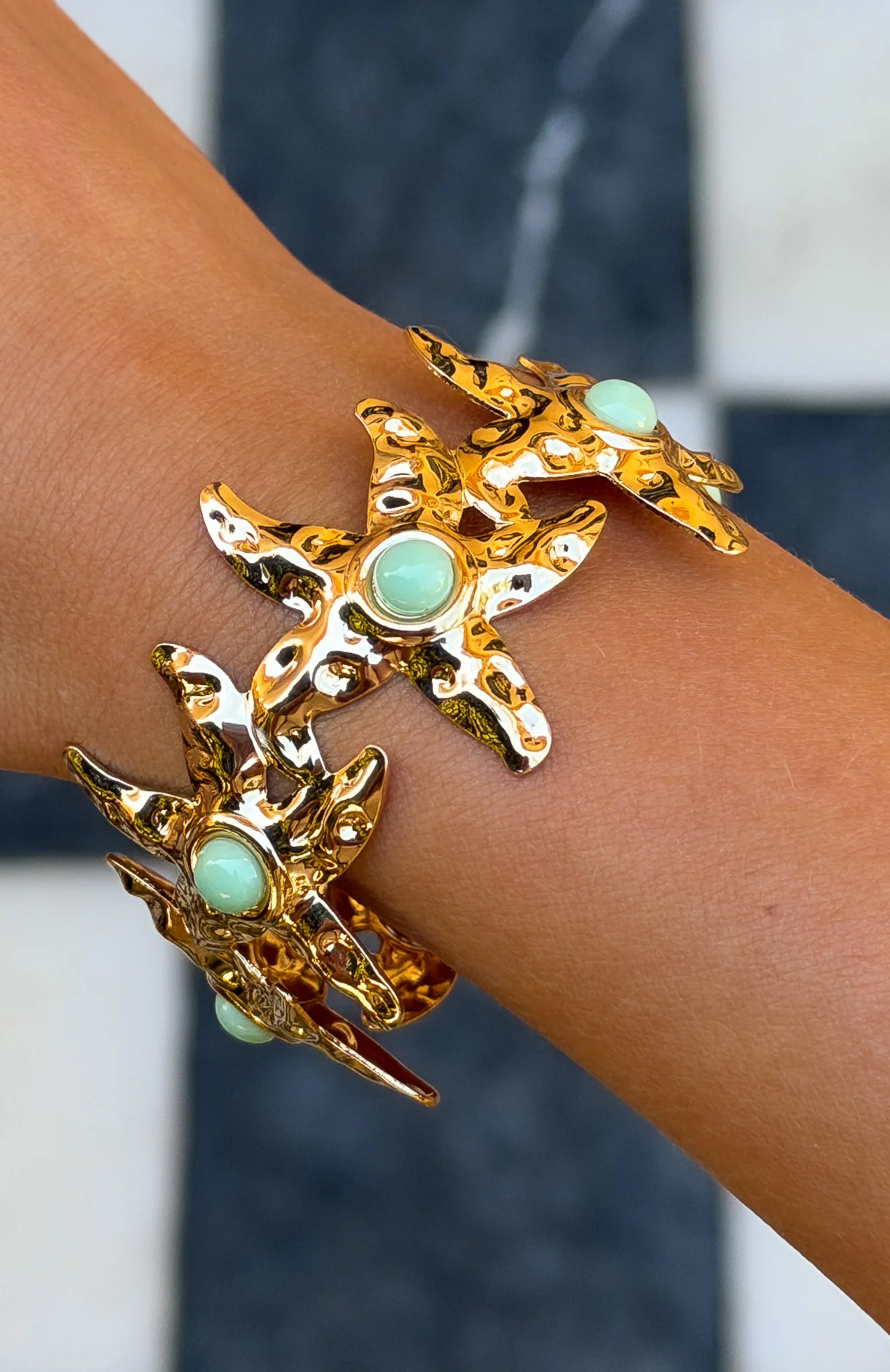Matija Cuff Bracelet Gold - Image 2