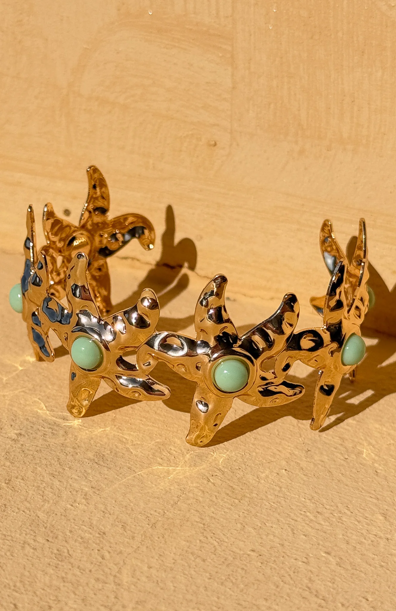Matija Cuff Bracelet Gold - Image 7
