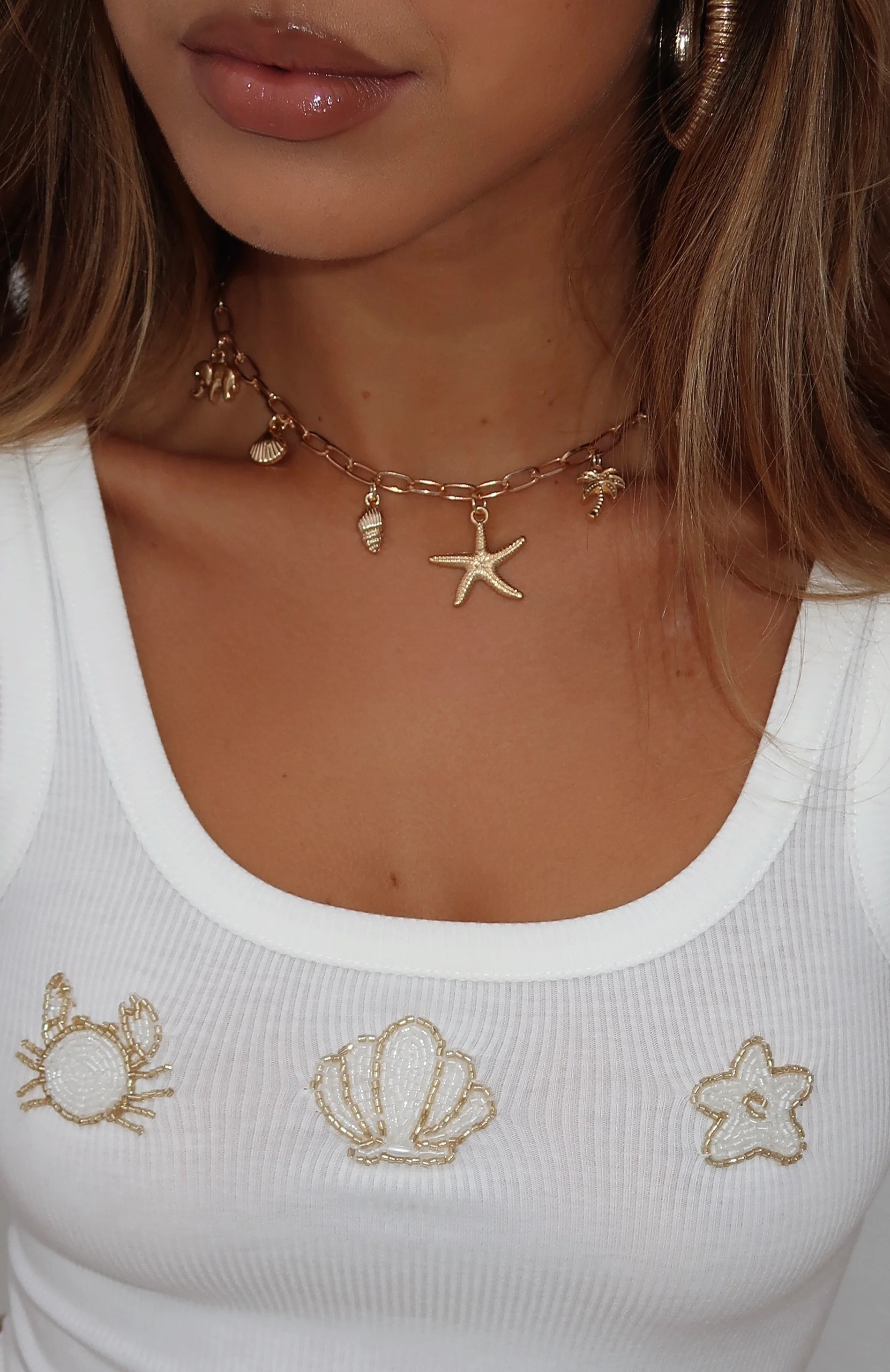 Mayer Necklace 3 Piece Set Gold - Image 4