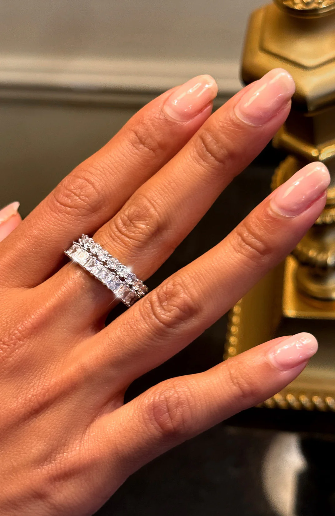 Mazie Ring Set Silver - Image 2