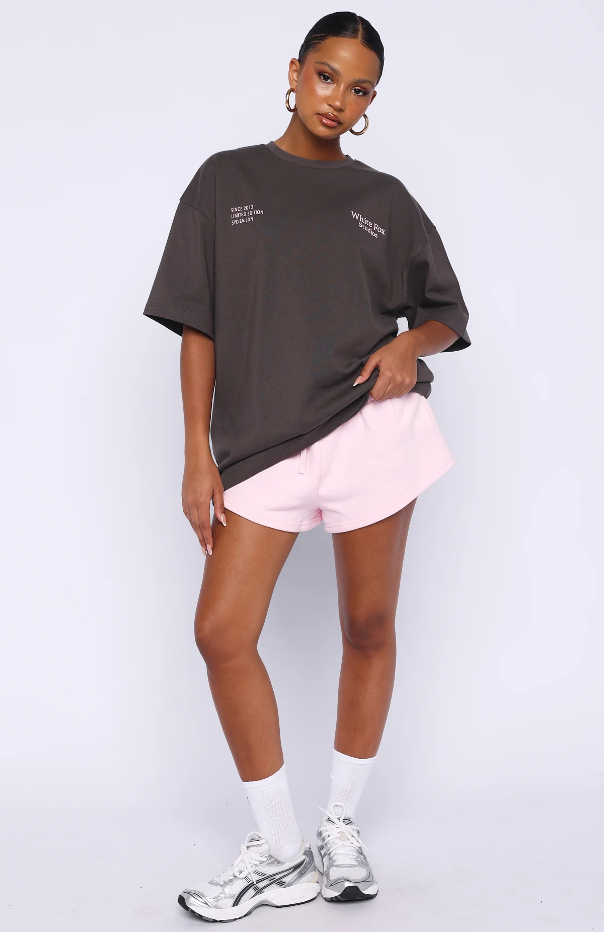 Midnight Chill Oversized Tee Charcoal - Image 6