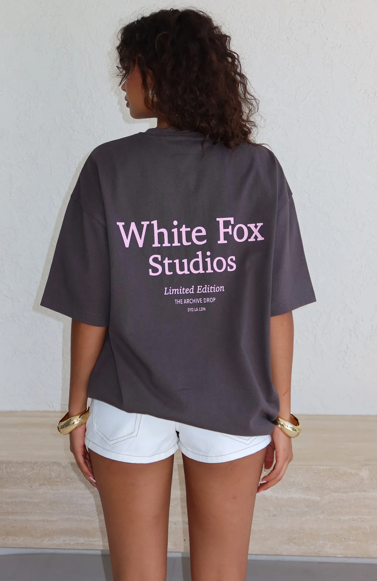 Midnight Chill Oversized Tee Charcoal - Image 7