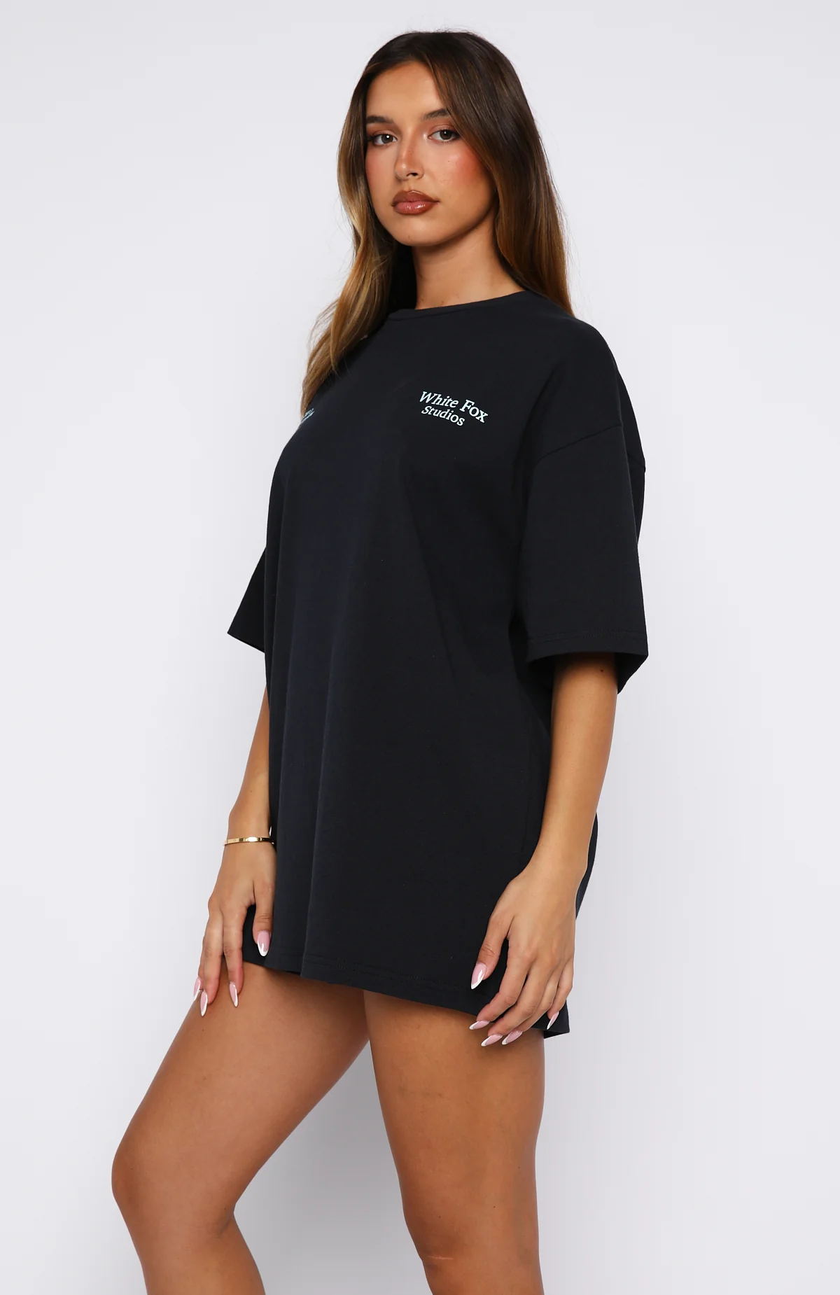 Midnight Chill Oversized Tee Navy - Image 4