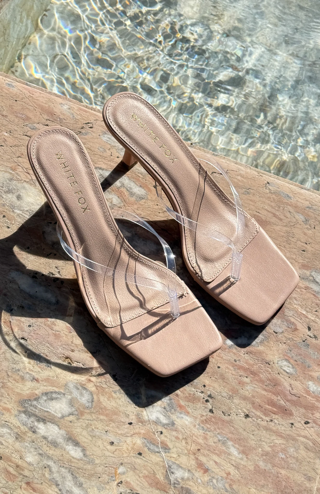 Mitchell Thong Mules Nude - Image 4