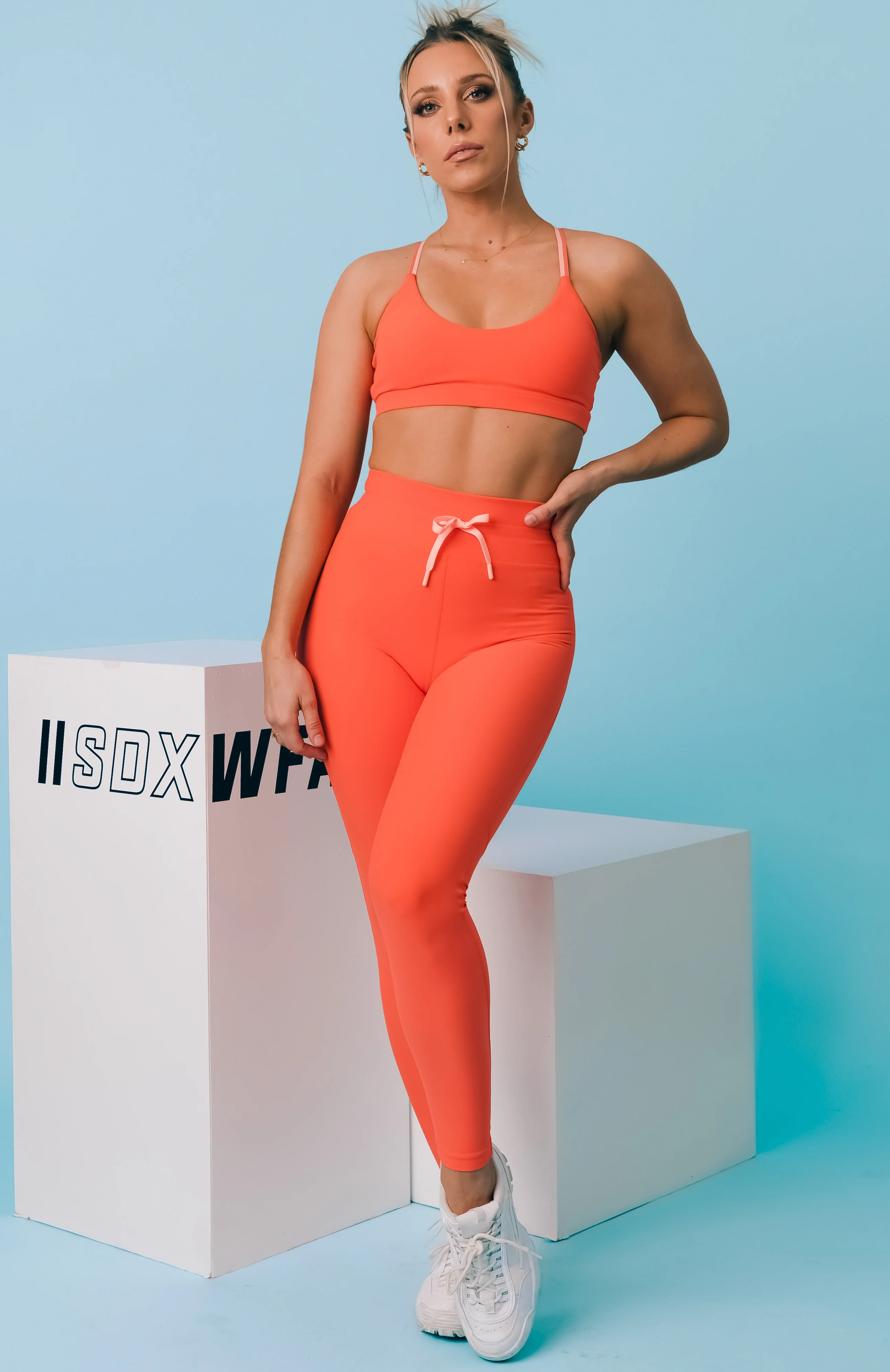 Monza Leggings Tangerine - Image 6