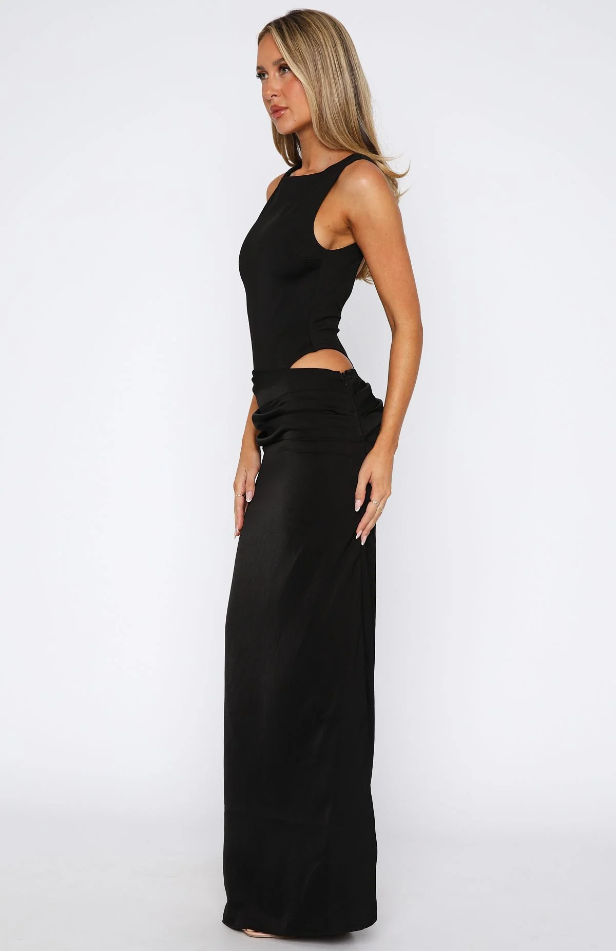 Moonlight Muse Maxi Dress Black - Image 4