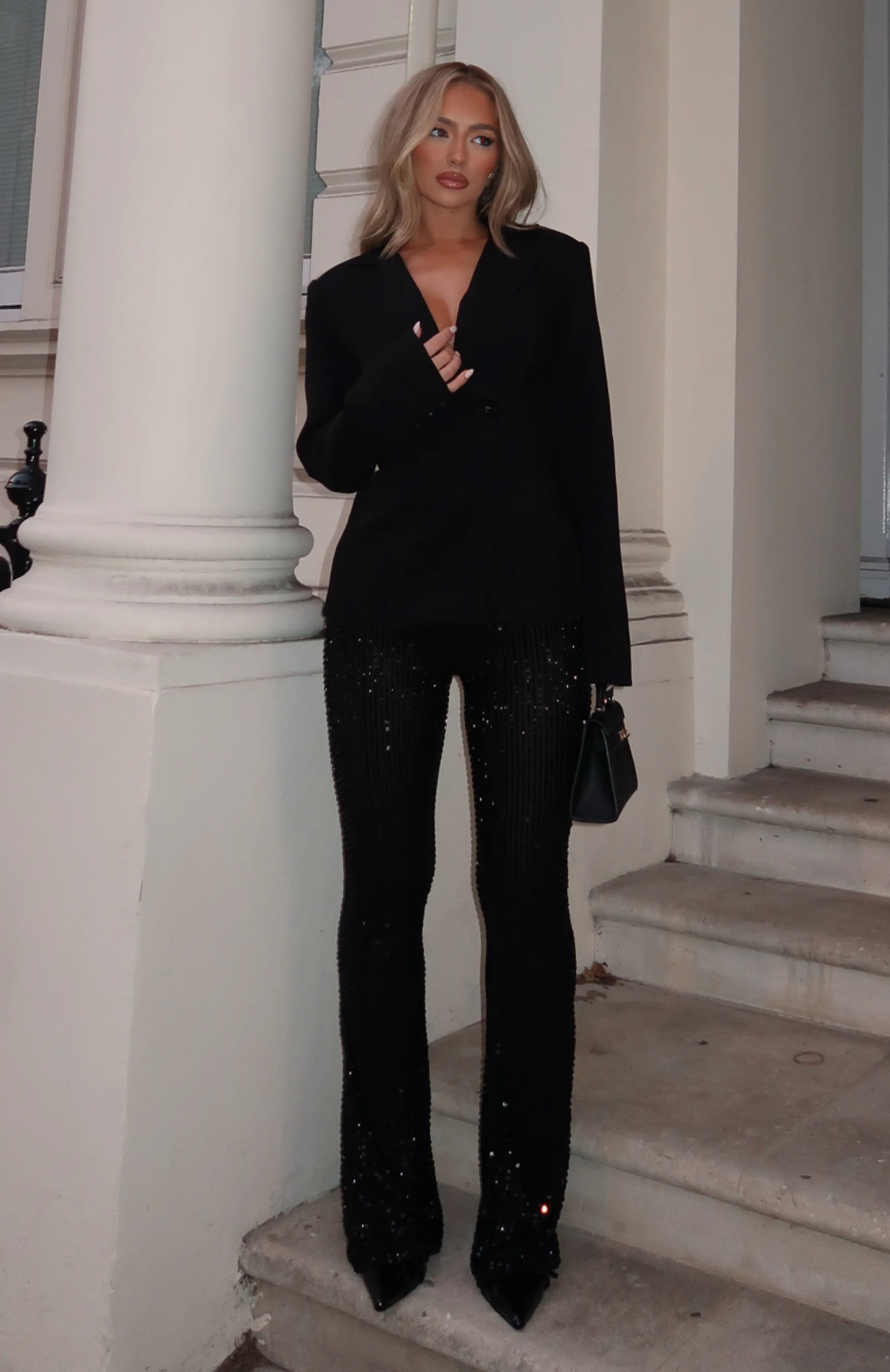 Moonlit Vows Beaded Pants Black - Image 6