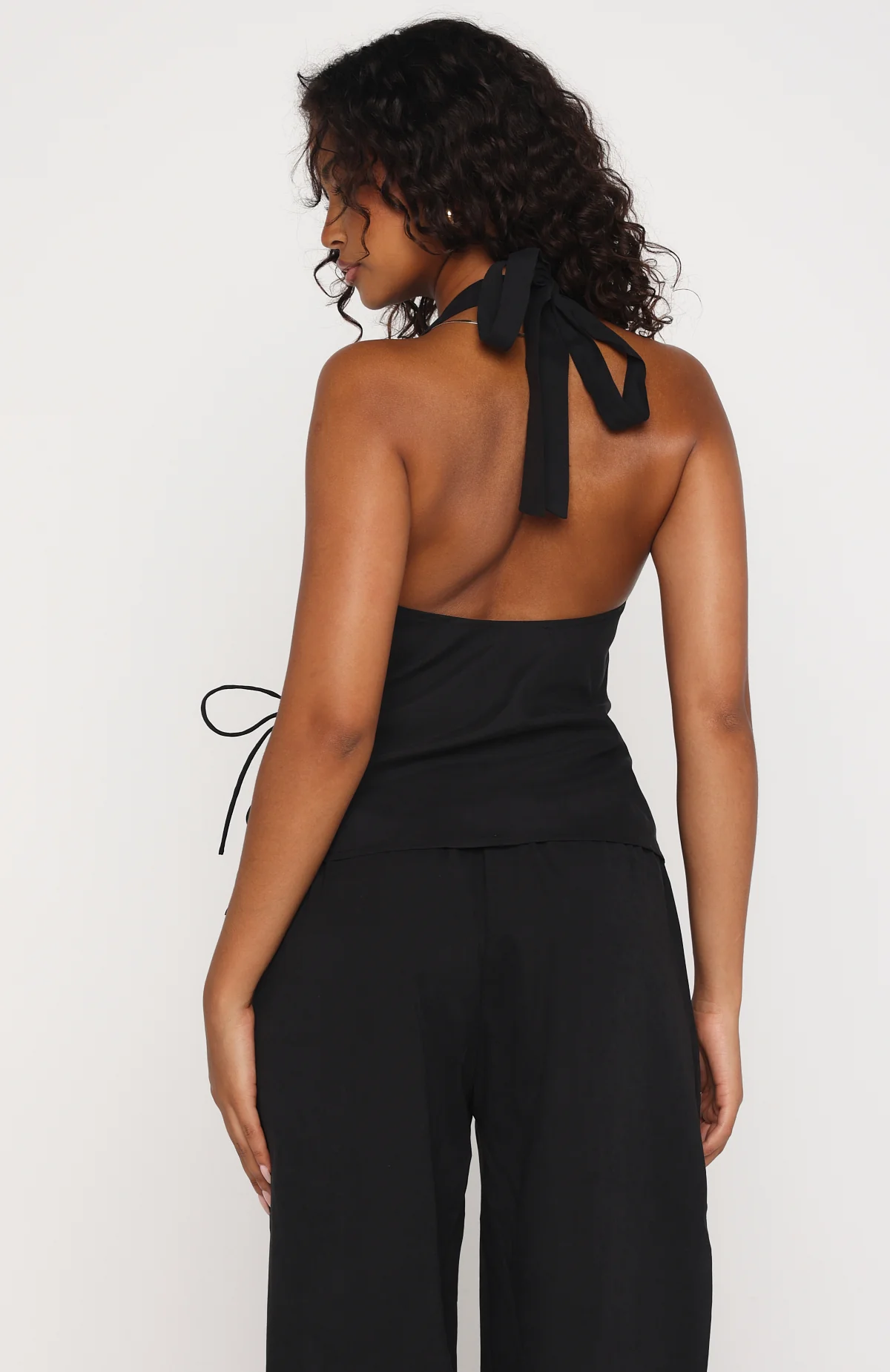 Mystic Mist Halter Top Black - Image 2