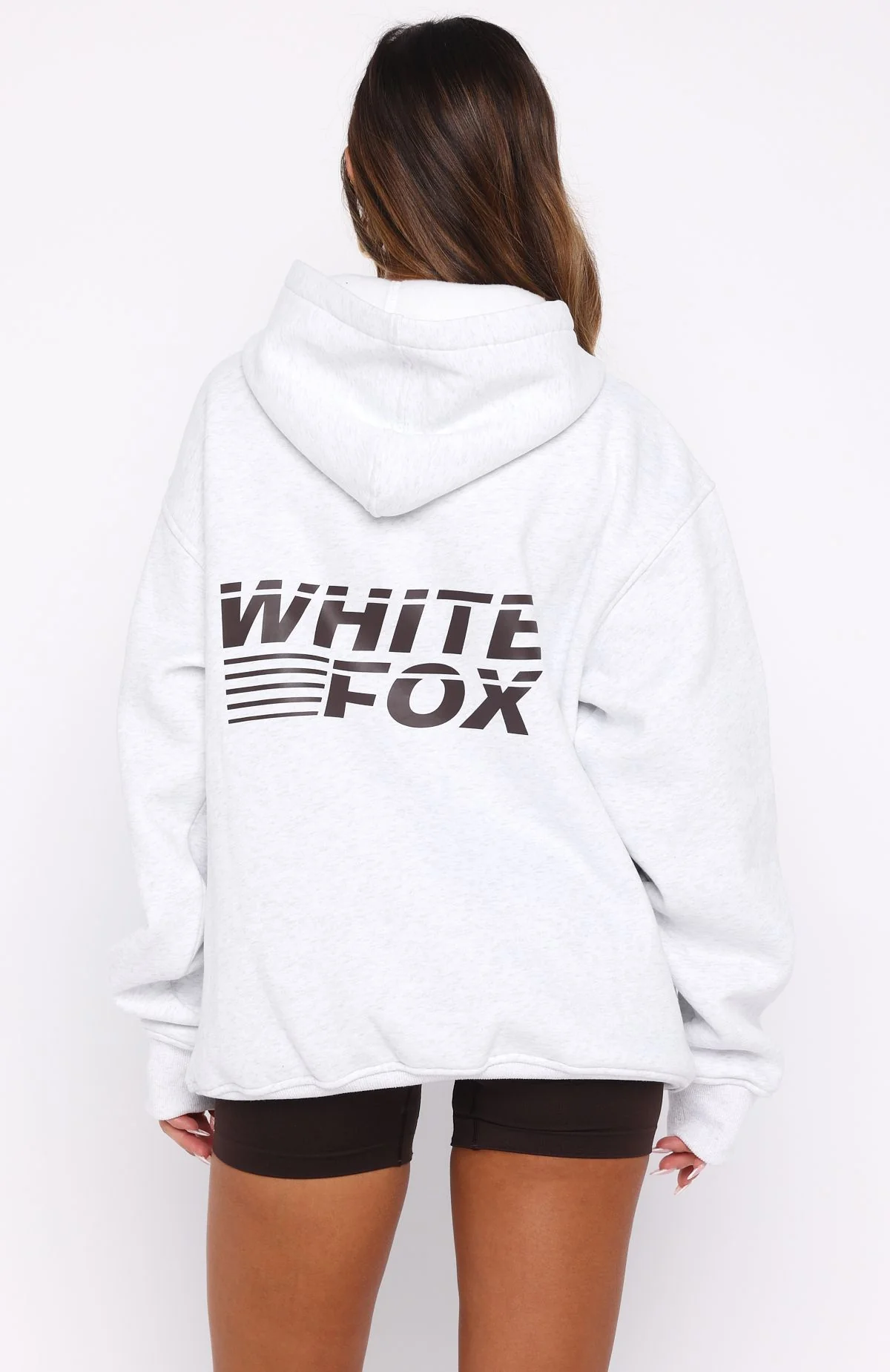 Name Of The Game Oversized Hoodie Grey Marle - Image 5