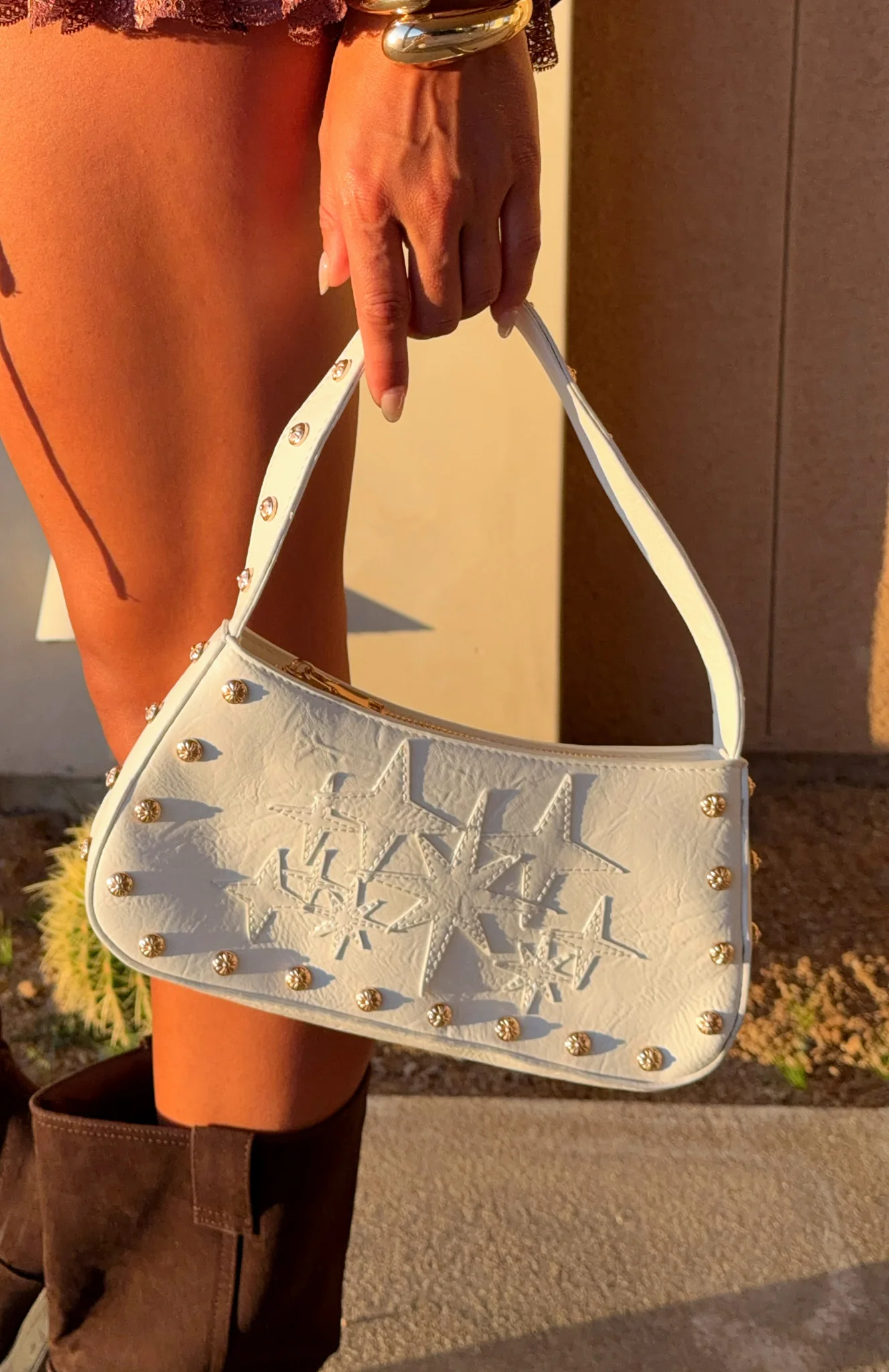Nash Shoulder Bag White - Image 3