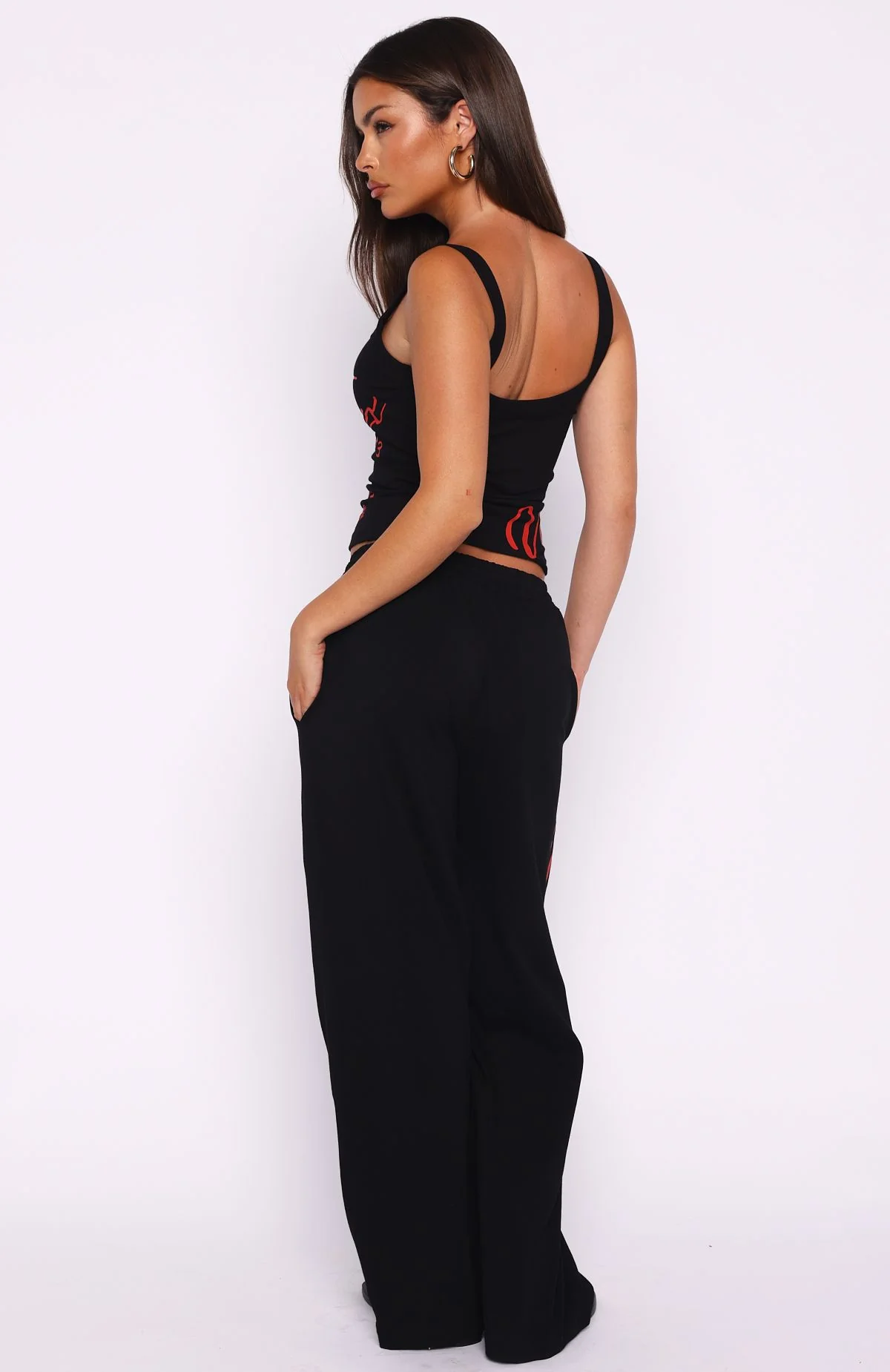 Never Fades Track Pants Black - Image 4