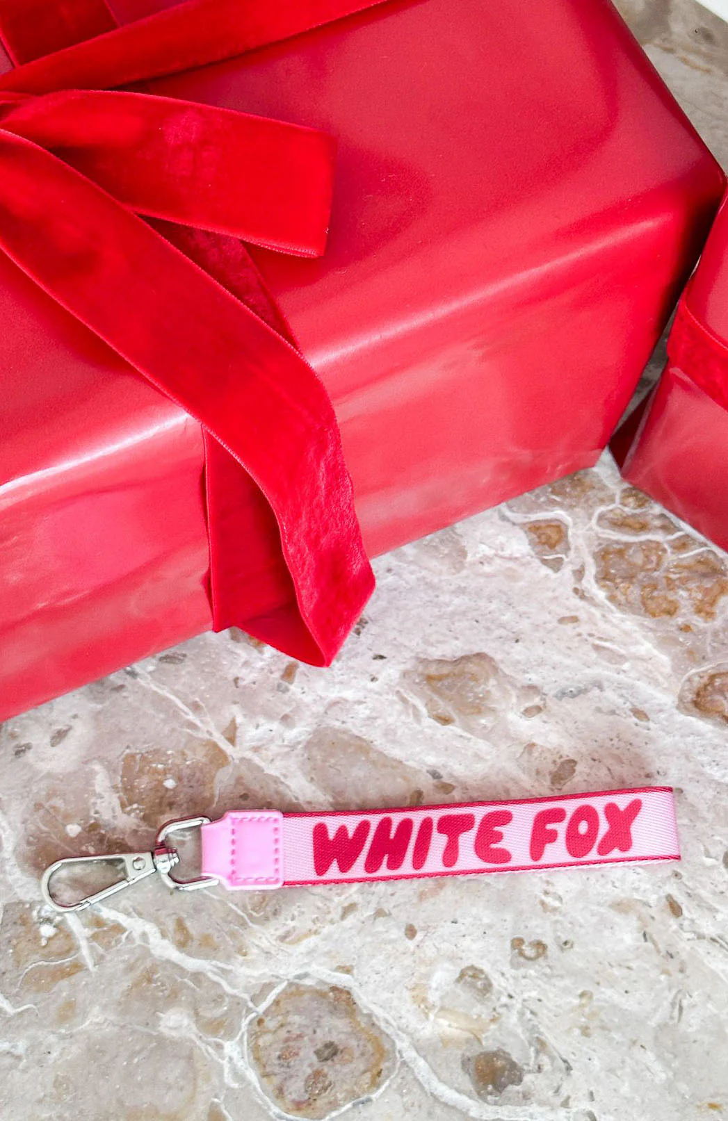 Next Level Strap Keychain Pink/Red - Image 3