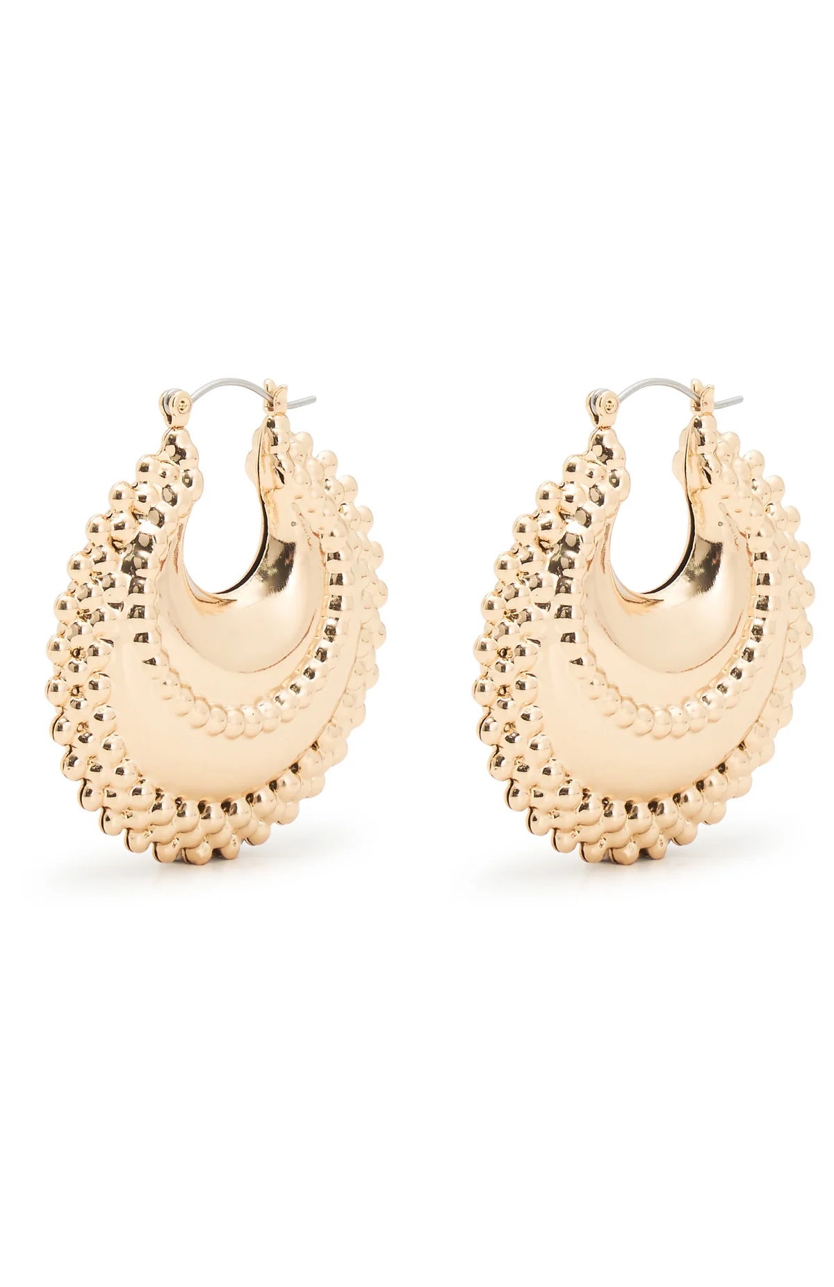 Nika Earrings Gold - Image 6