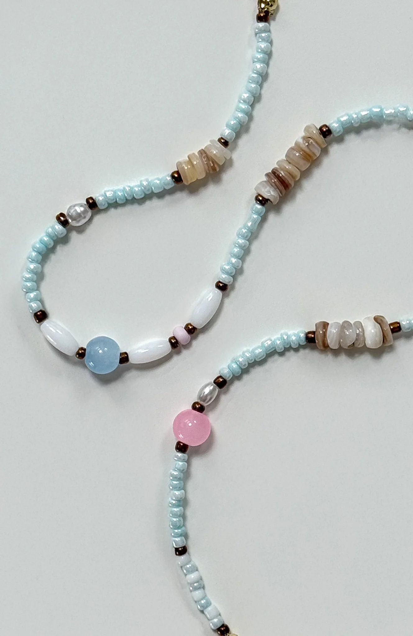 Niko Necklace Baby Blue - Image 2
