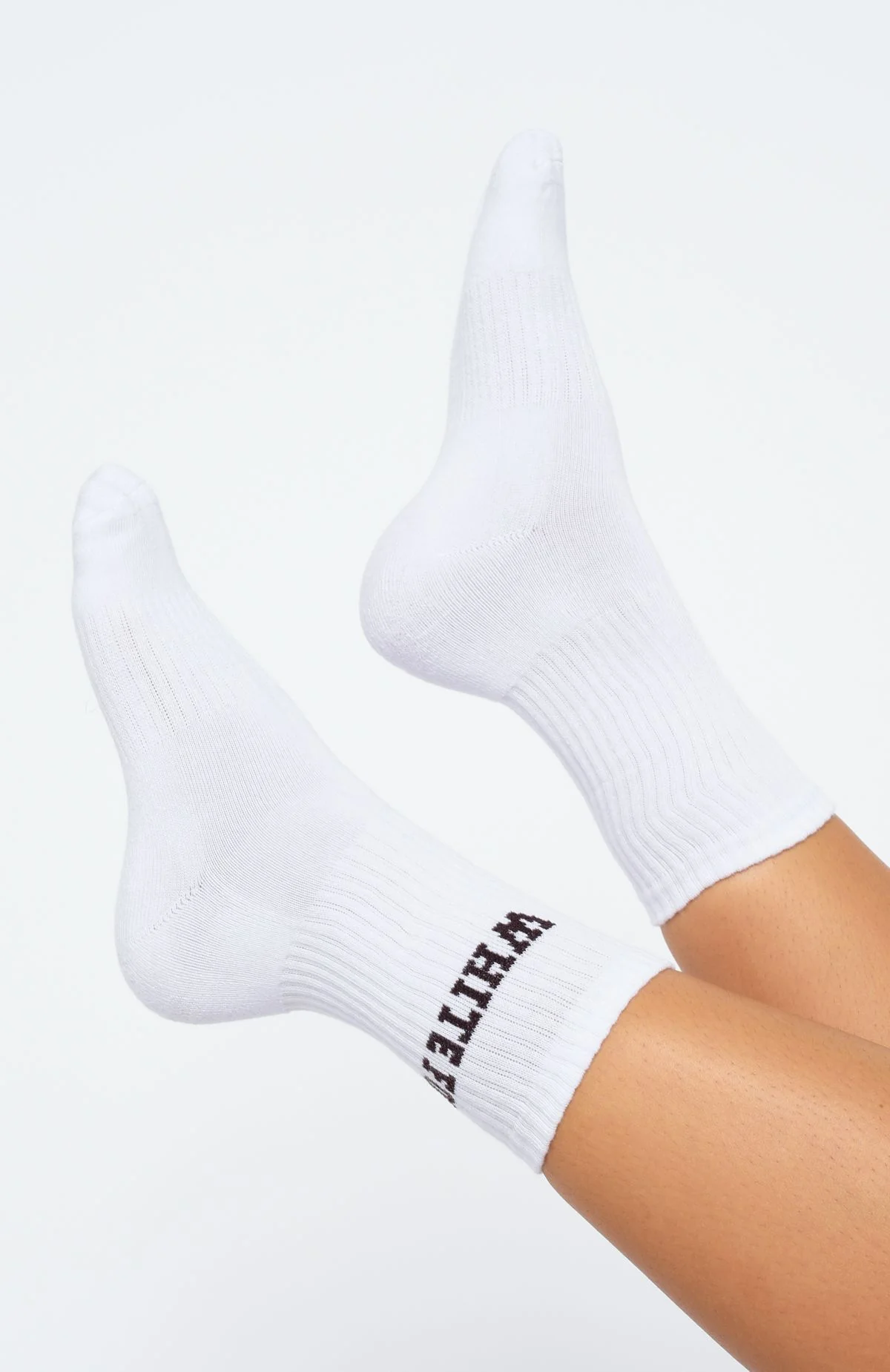 No Convincing Socks 2 Pack White/Choc/Blue - Image 3