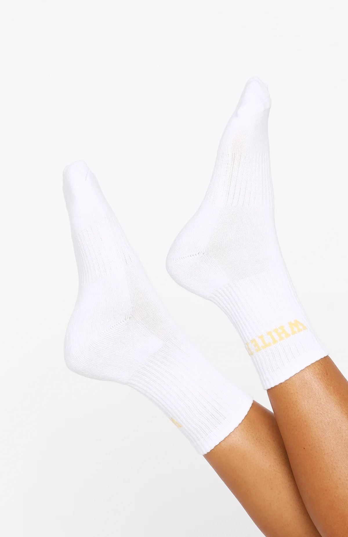 No Convincing Socks 2 Pack White/Honey/Ballet Pink - Image 2