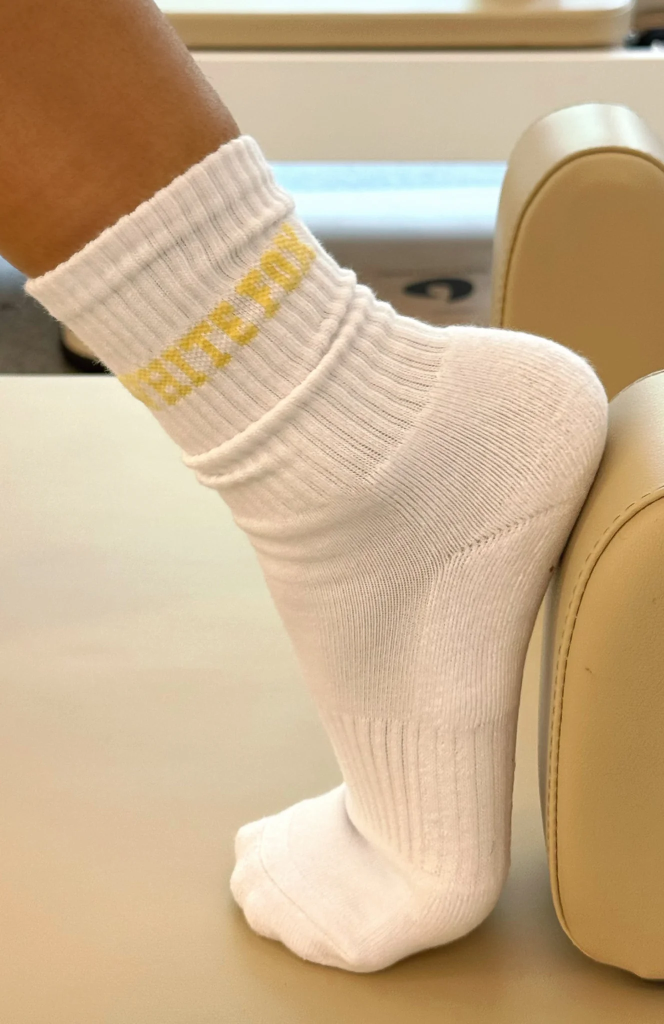 No Convincing Socks 2 Pack White/Honey/Ballet Pink - Image 9