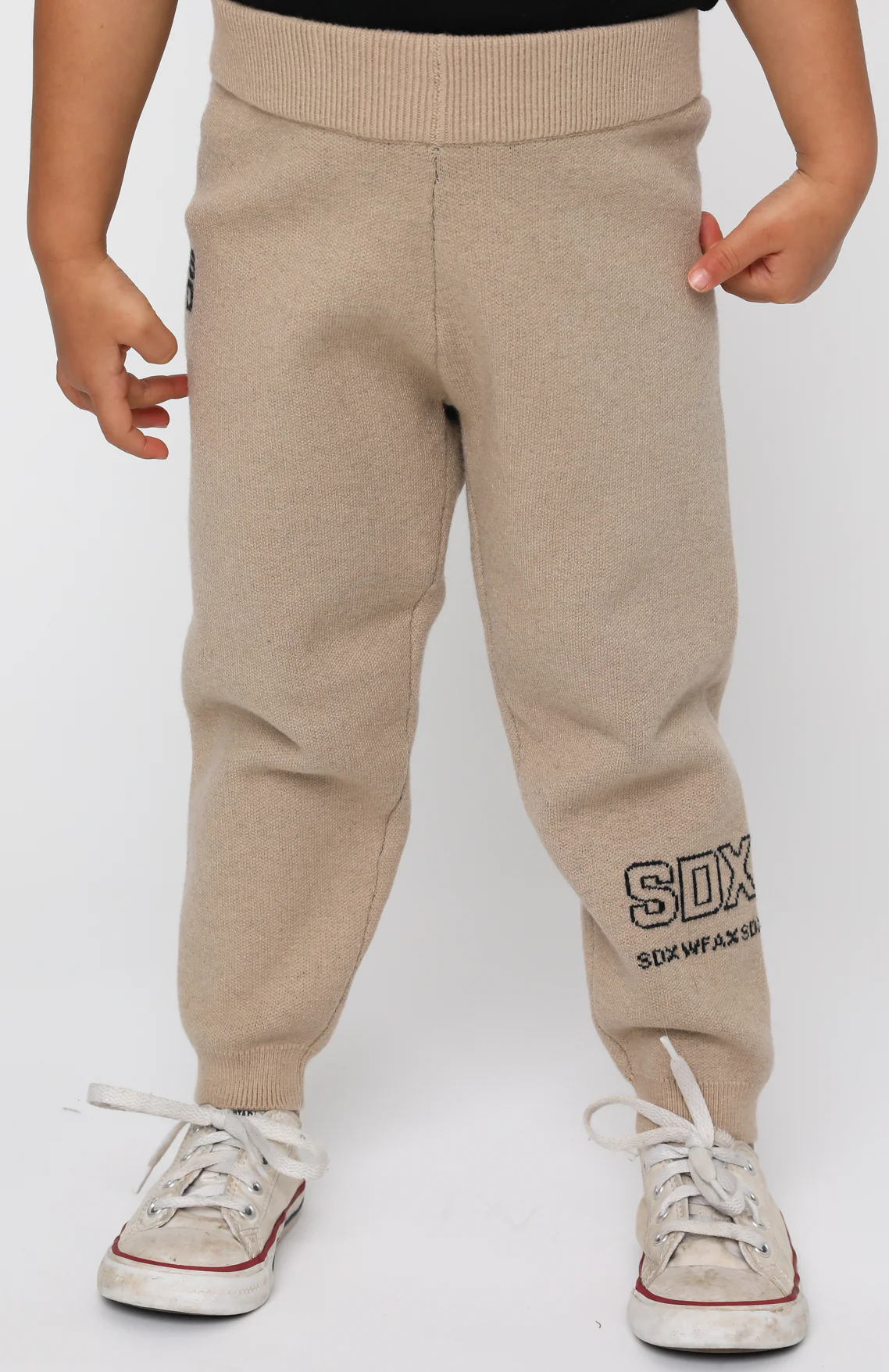 Not A Regular Kid Knit Pants Sand - Image 2